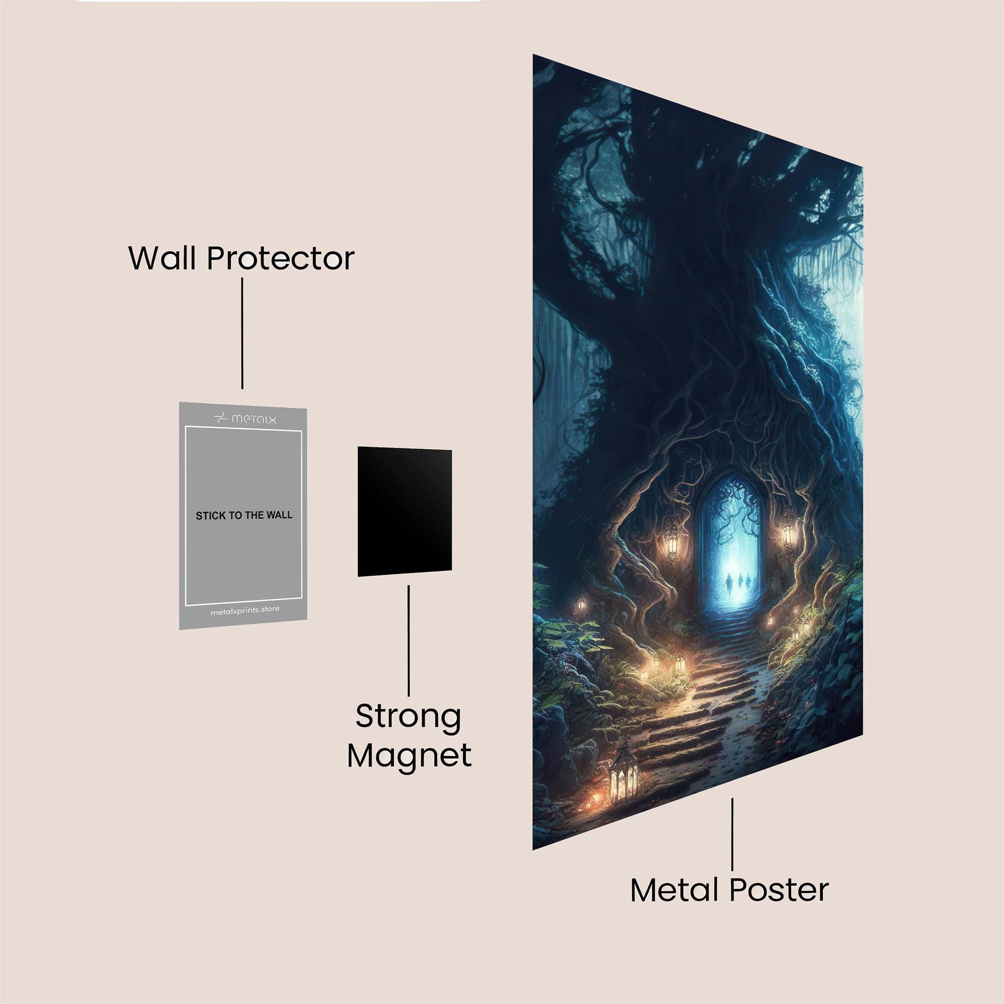Mystic Gateway Safe Wall Magnetic / M