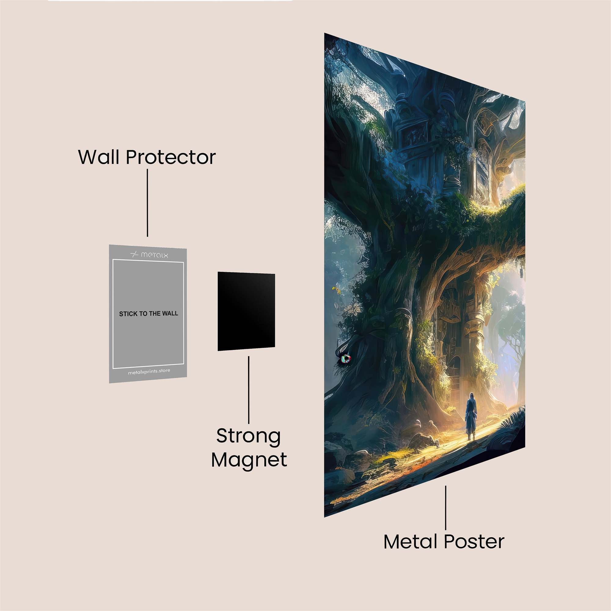 Eldertree Enigma Safe Wall Magnetic / M
