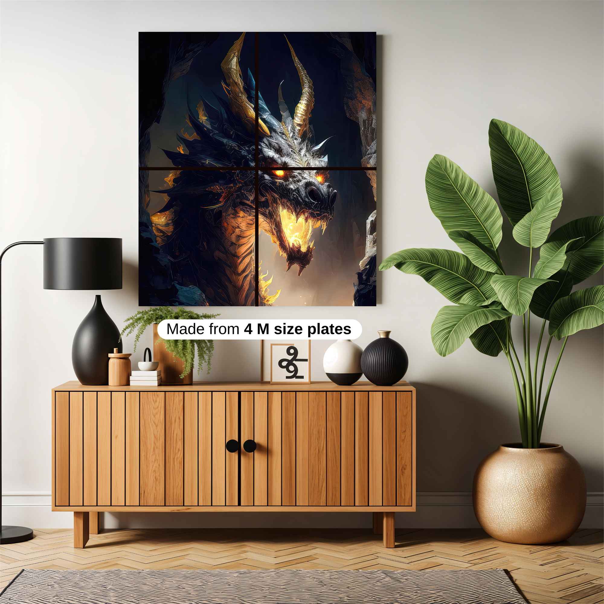 Dragon Menace Safe Wall Magnetic / M