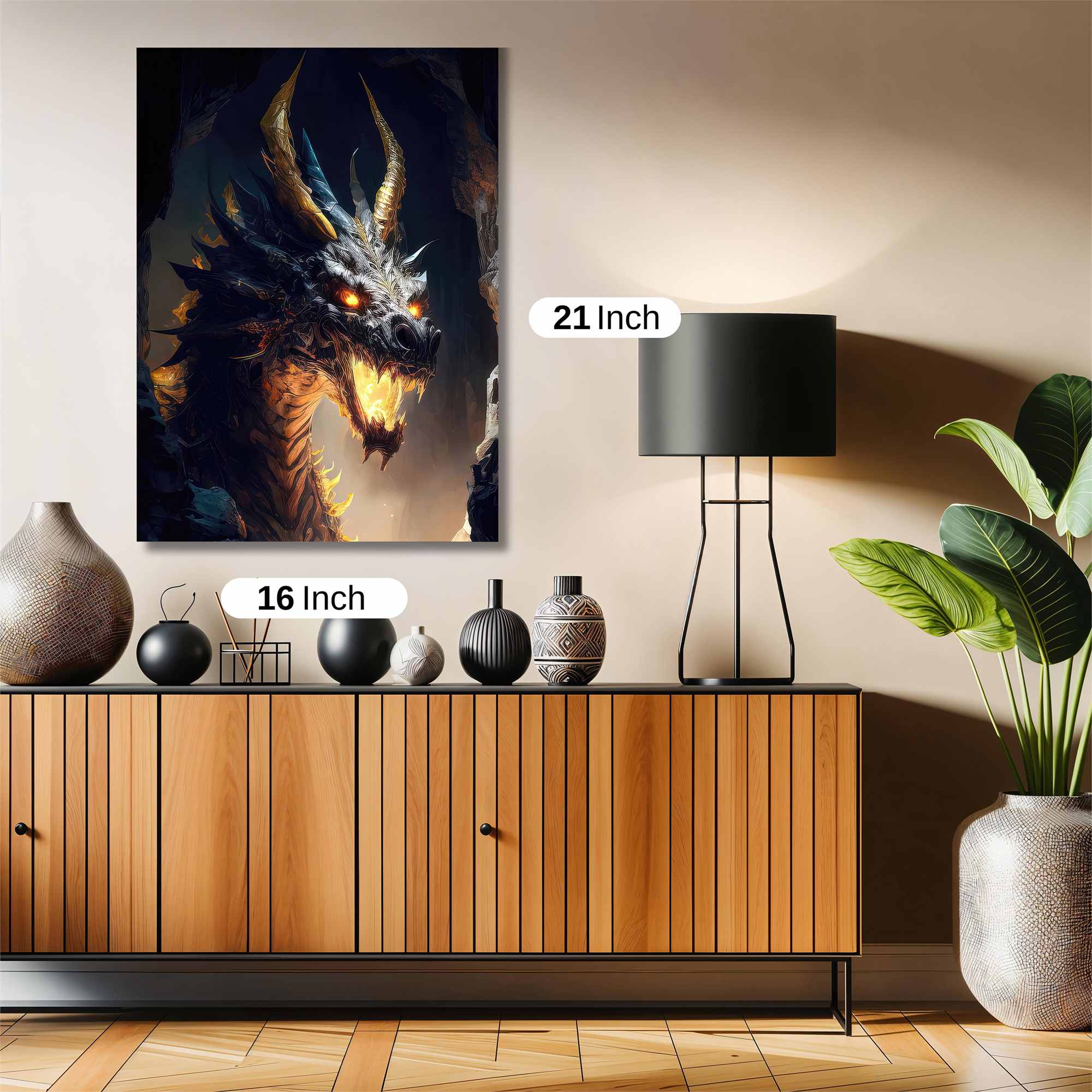 Dragon Menace Safe Wall Magnetic / M
