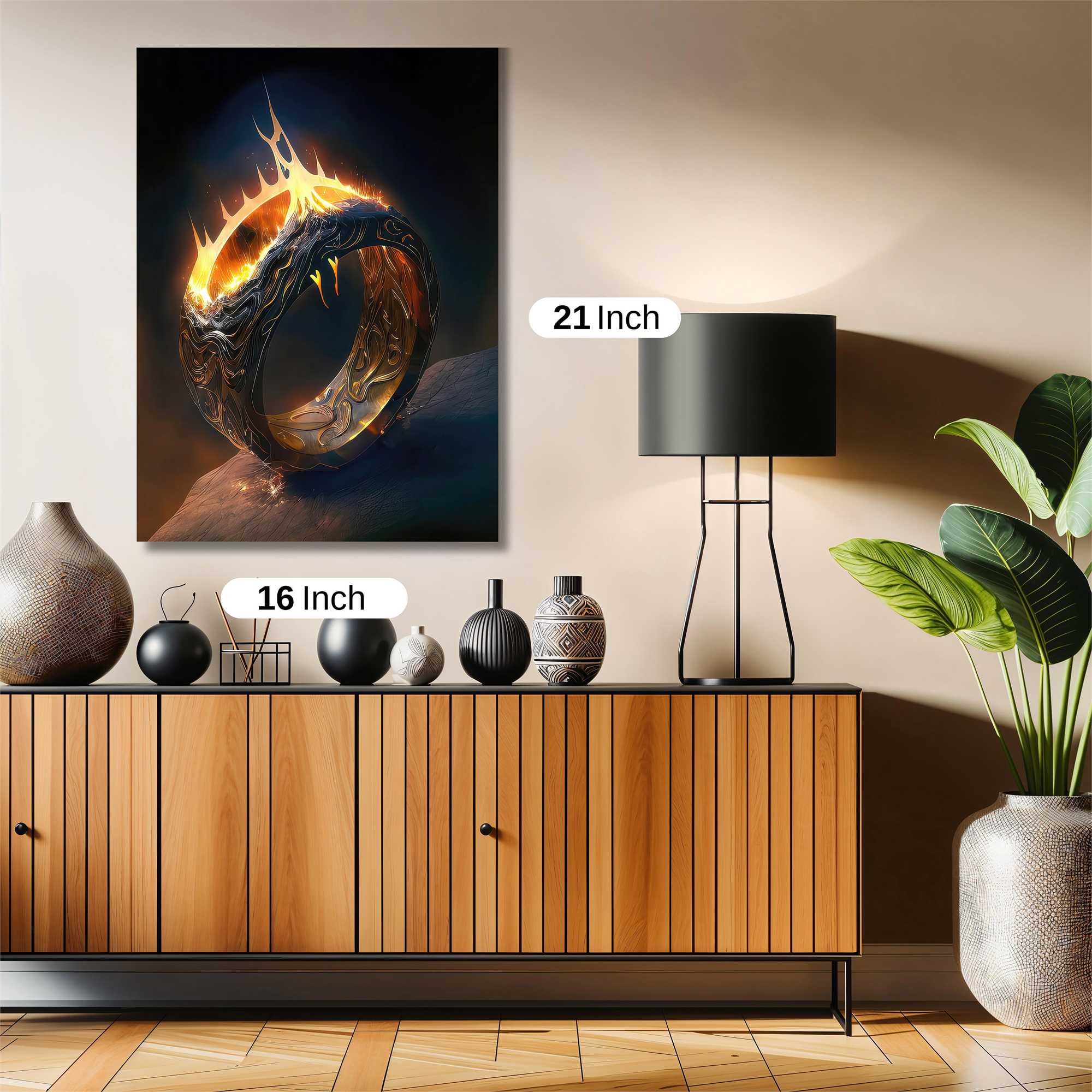 OneRing Ablaze Safe Wall Magnetic / M