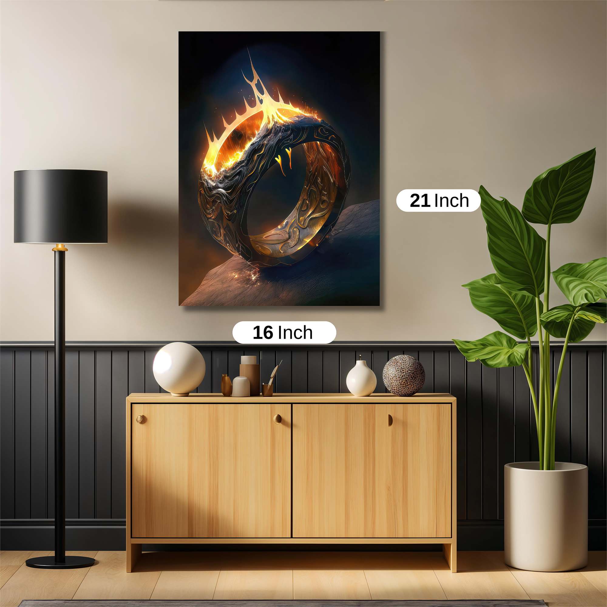 OneRing Ablaze Safe Wall Magnetic / M