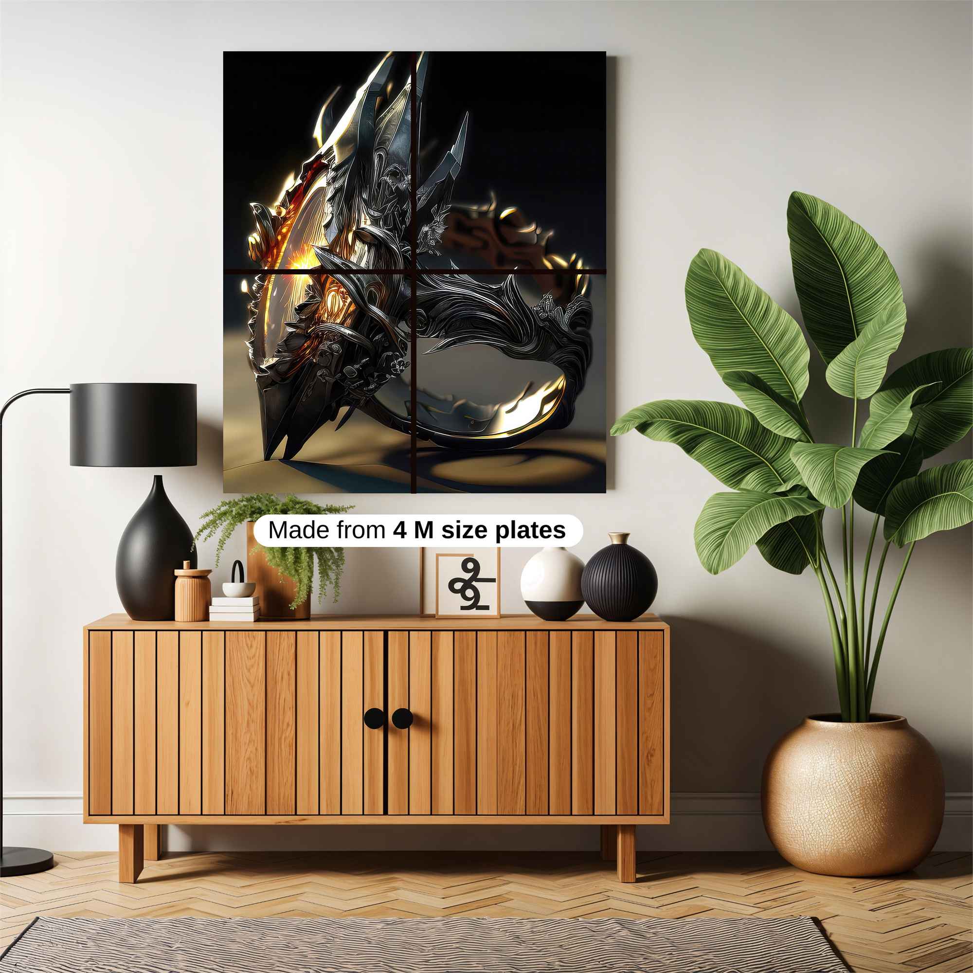 Dragonfire Menace Safe Wall Magnetic / M