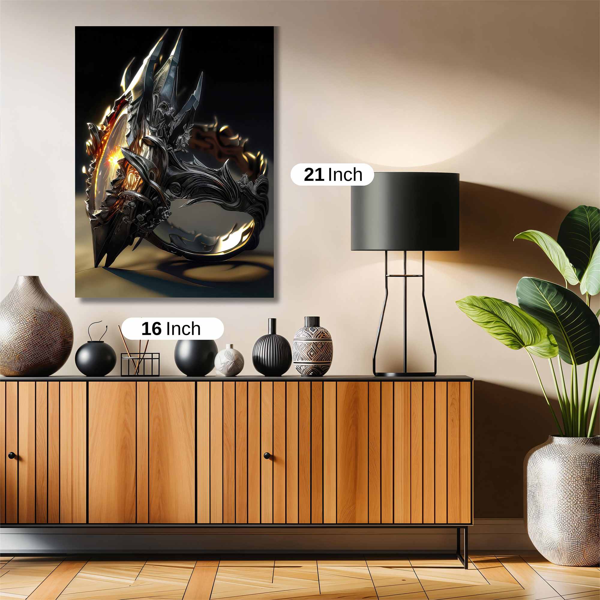 Dragonfire Menace Safe Wall Magnetic / M