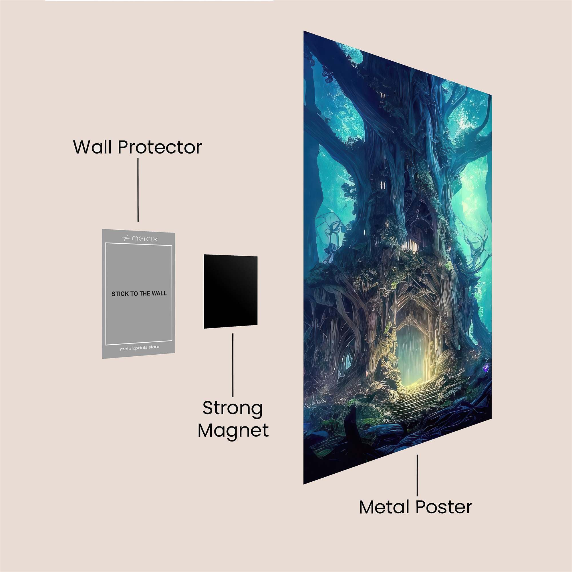 ForestWhisper Safe Wall Magnetic / M