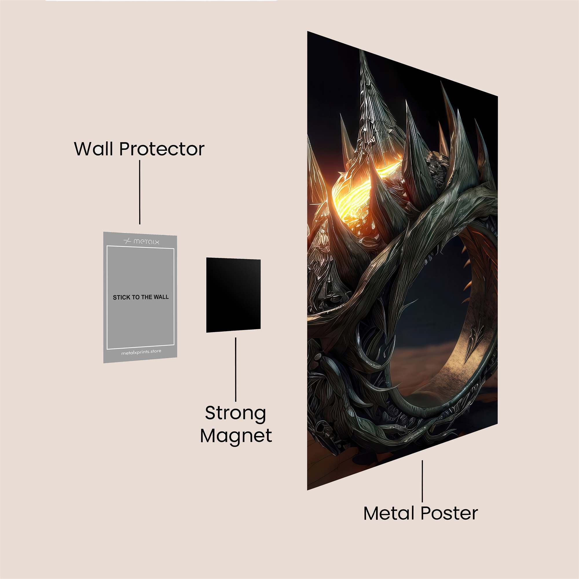 Sauron's Menace Safe Wall Magnetic / M