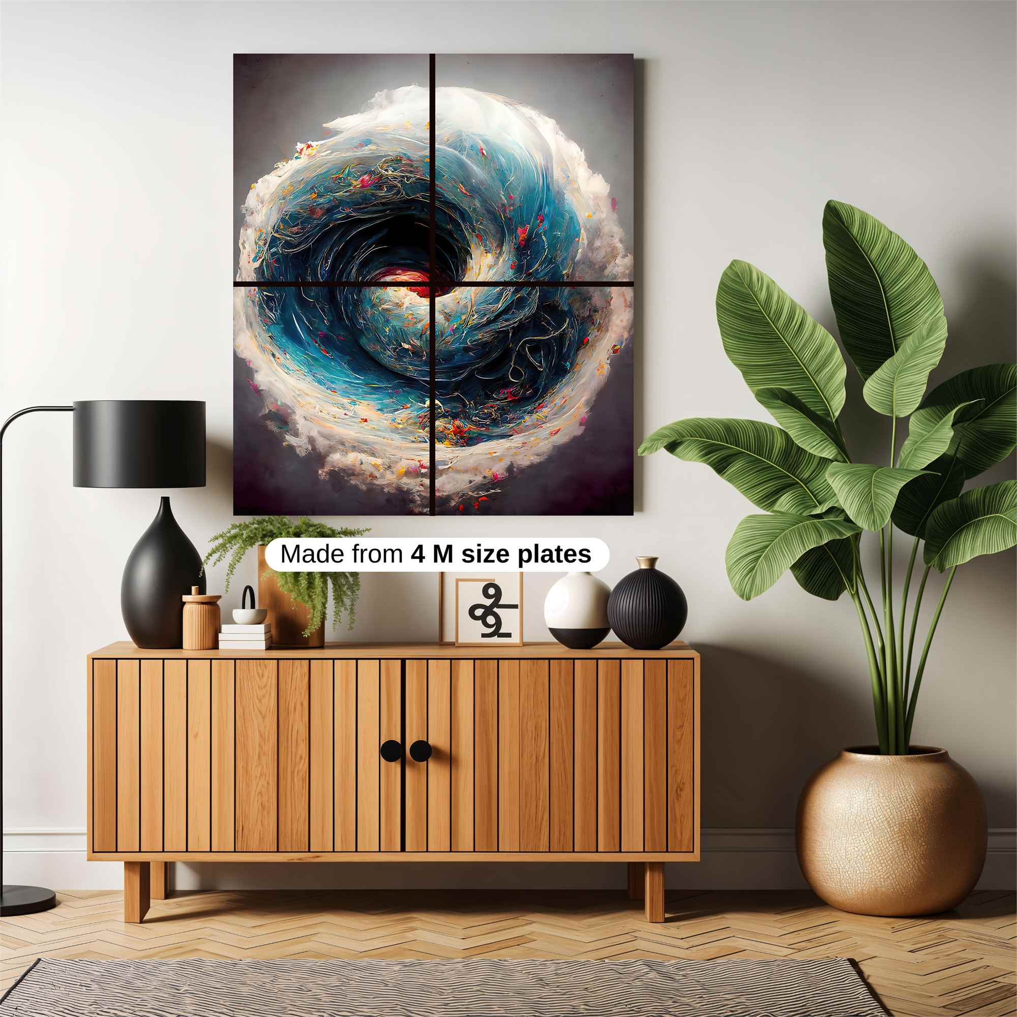 Cosmic Whirl Safe Wall Magnetic / M