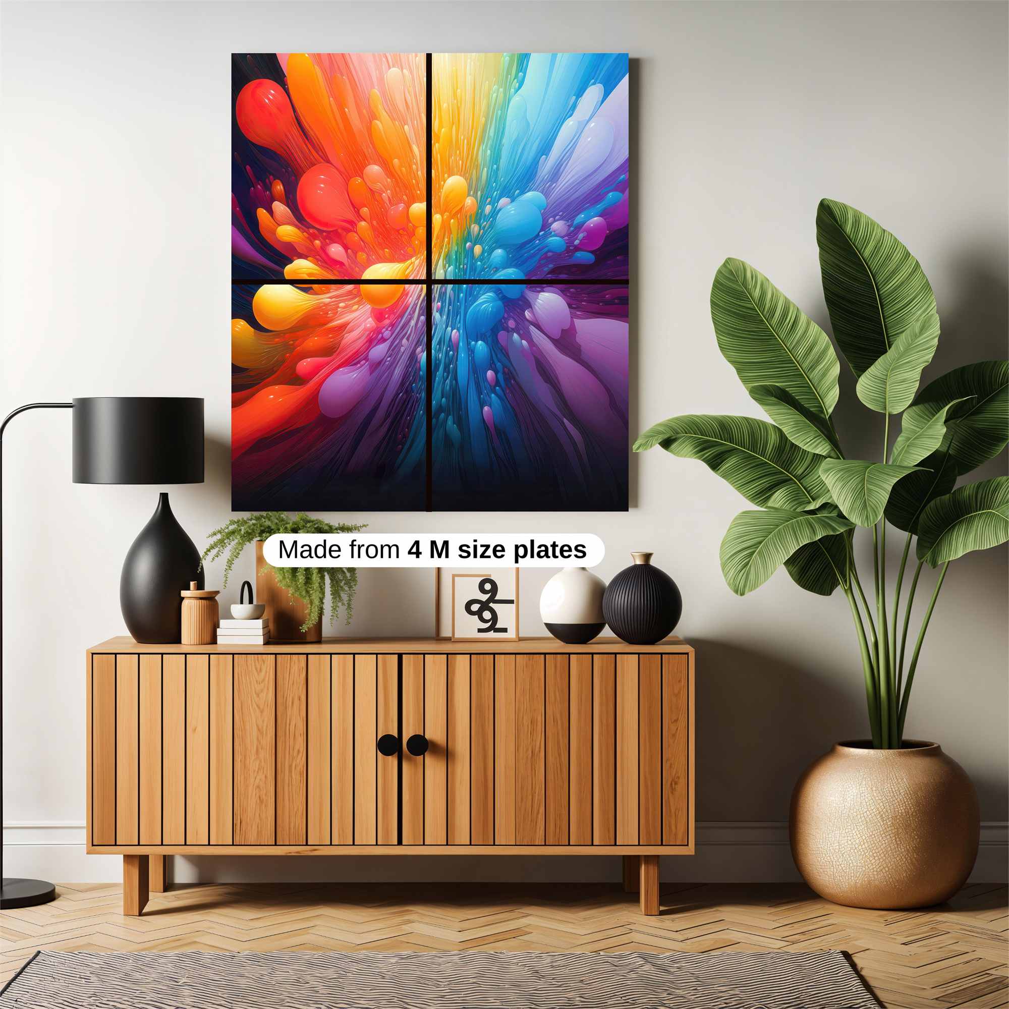 Colorful Burst Safe Wall Magnetic / M