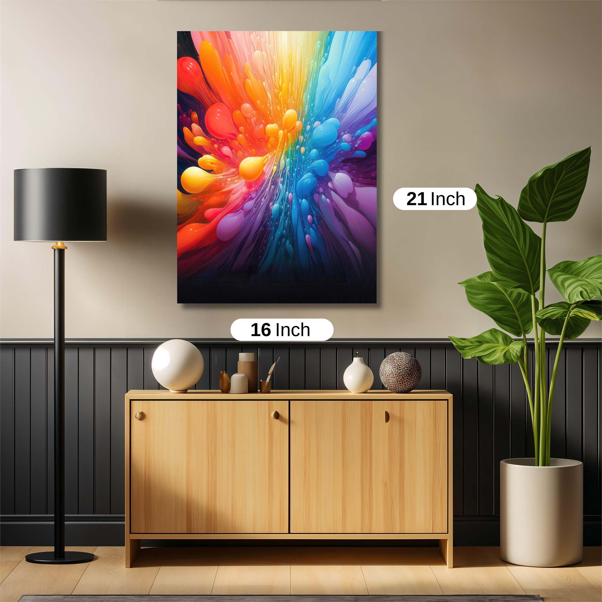 Colorful Burst Safe Wall Magnetic / M