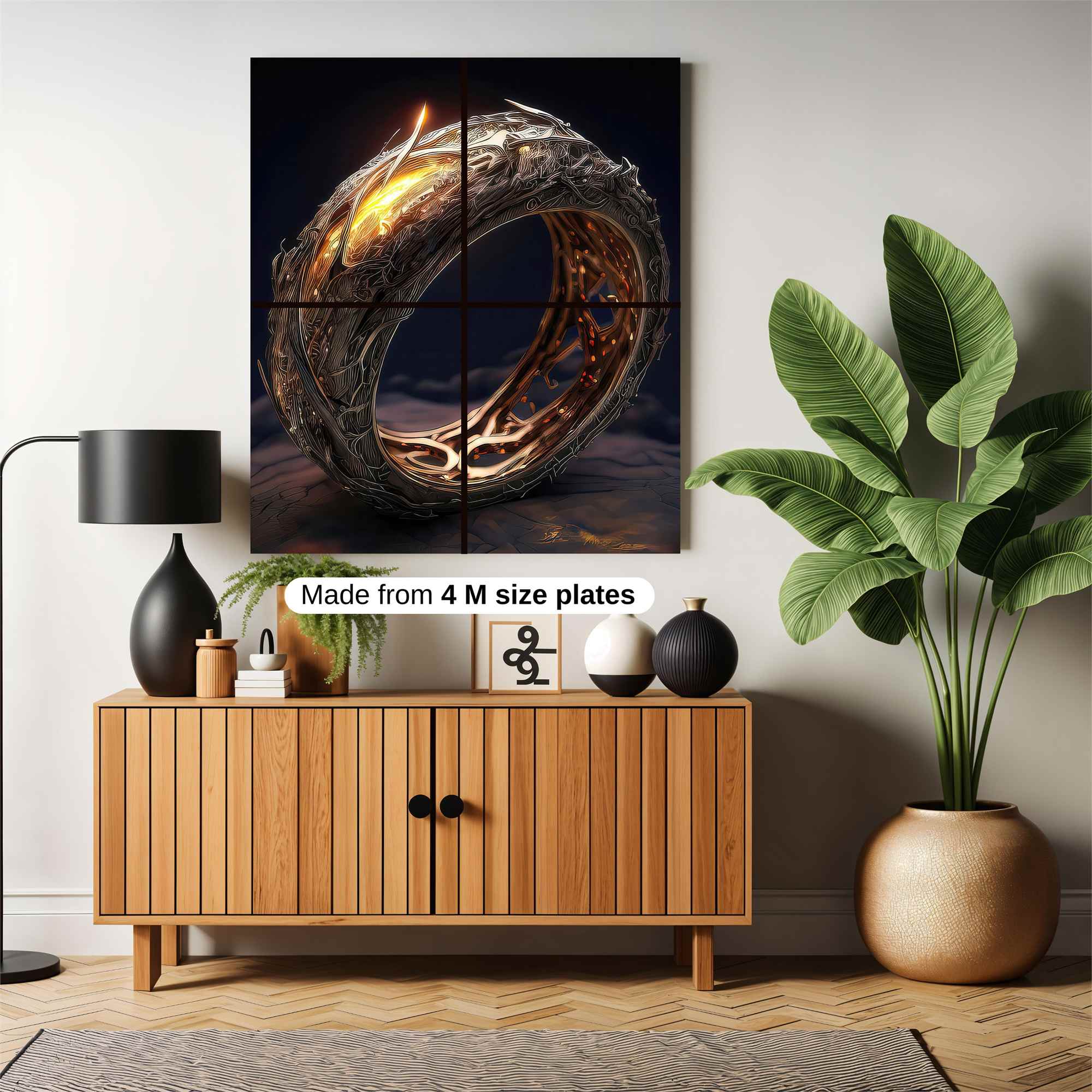 One Ring - Fiery Safe Wall Magnetic / M