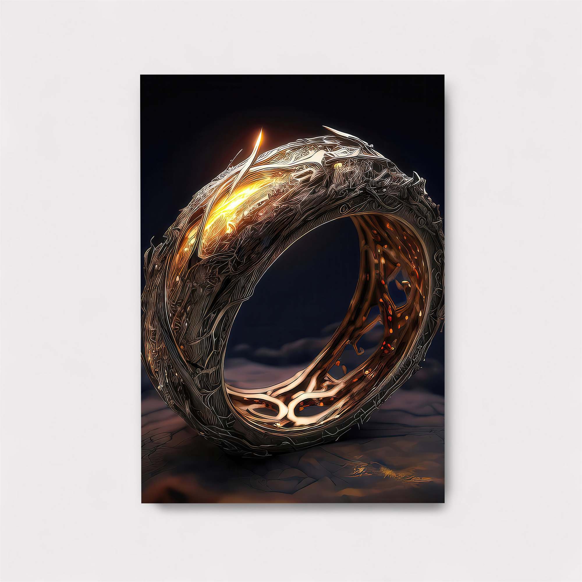 One Ring - Fiery Safe Wall Magnetic / M
