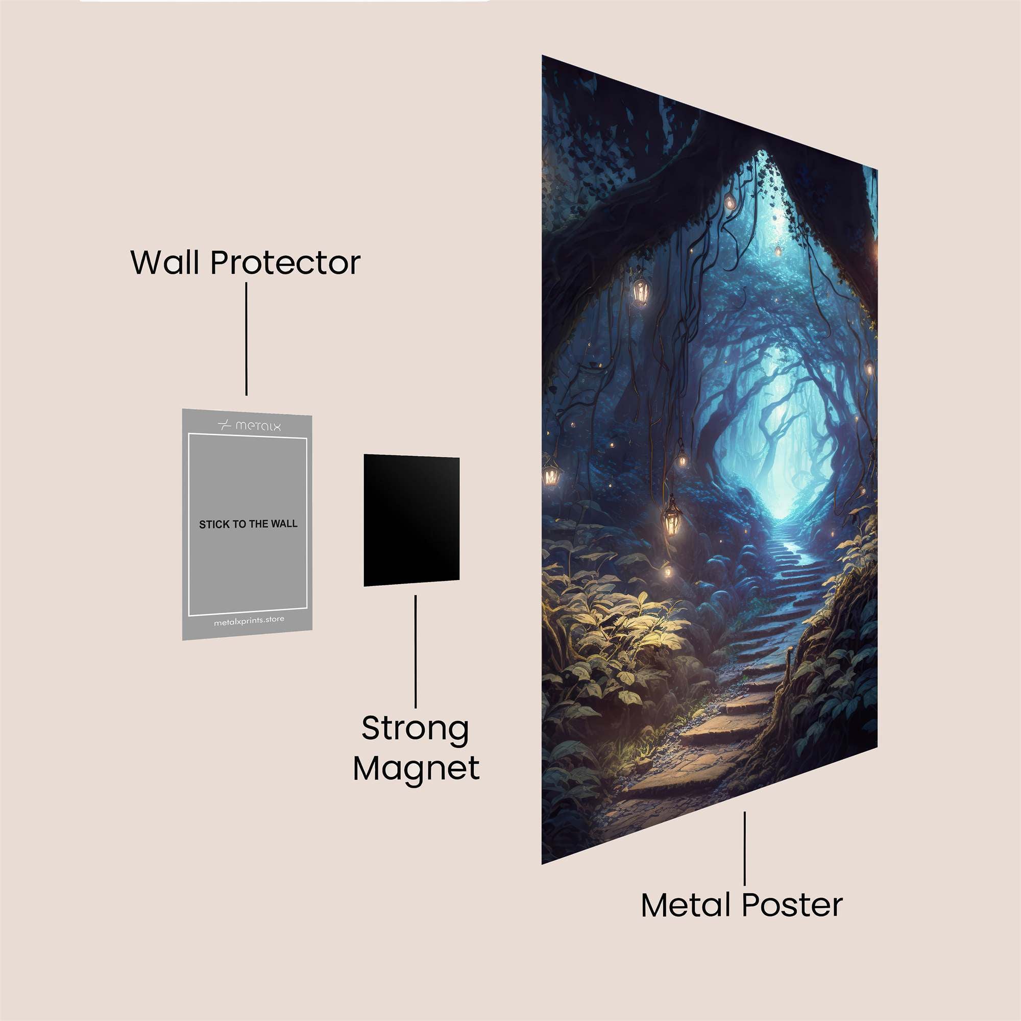 Enchanted Serenity Safe Wall Magnetic / M
