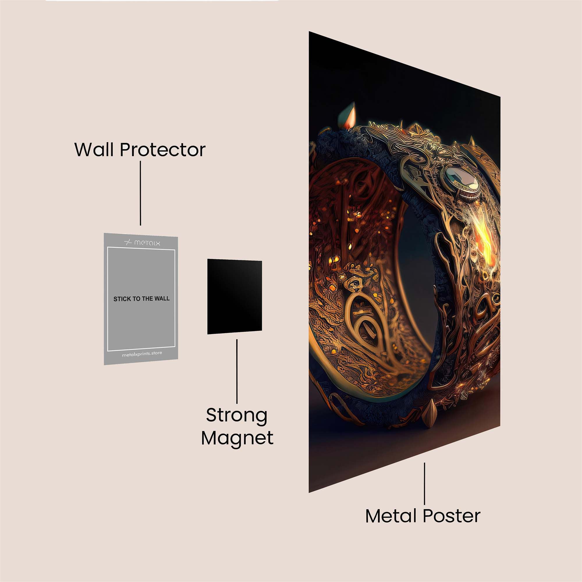 Mystic Enigma Safe Wall Magnetic / M