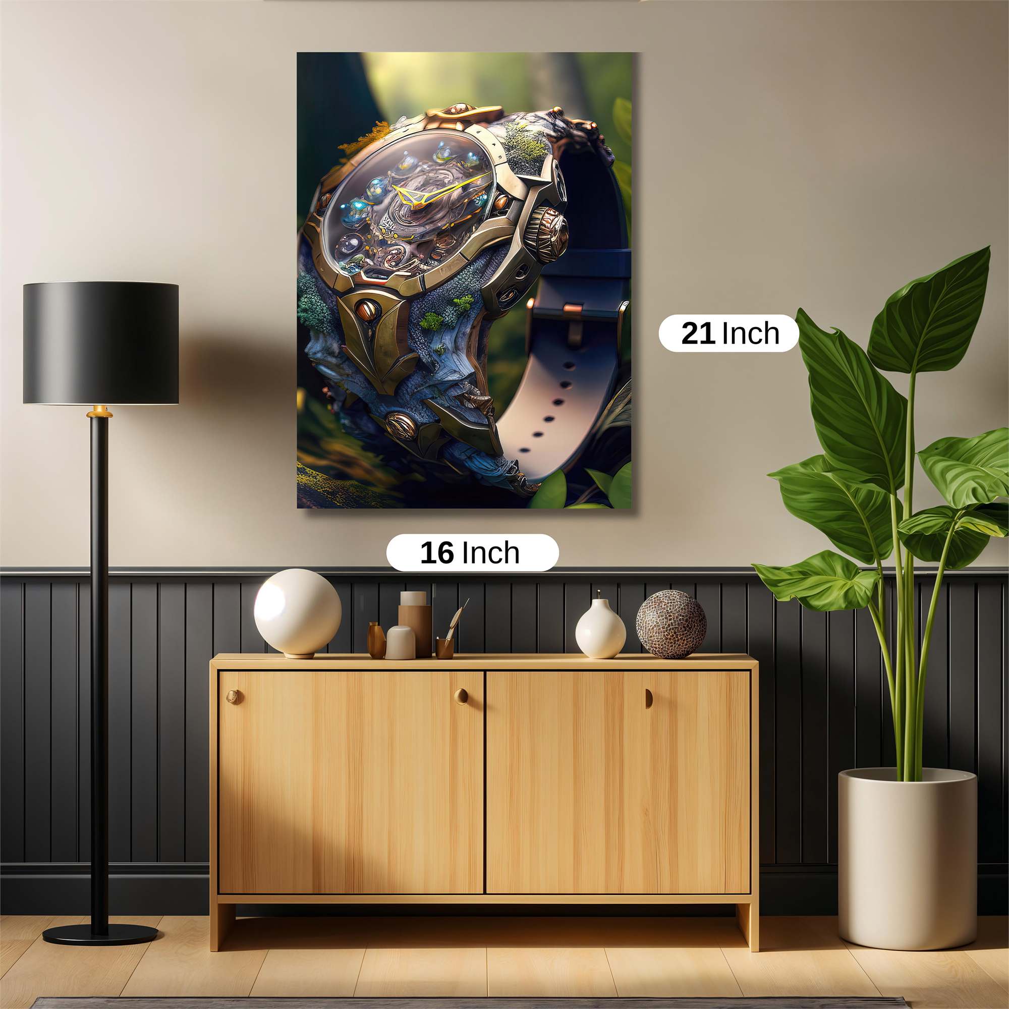 Nature's Timepiece Safe Wall Magnetic / M