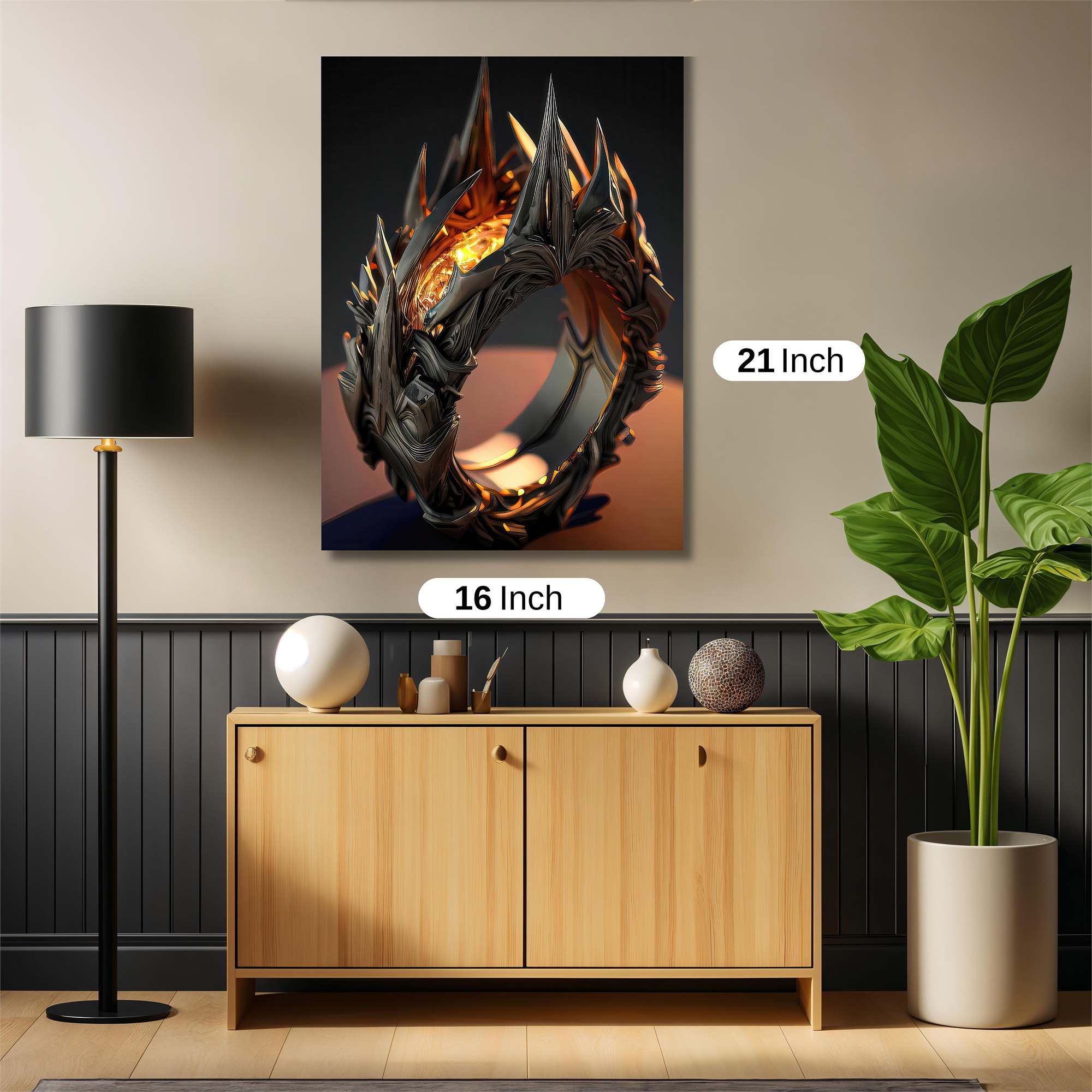 Sauron's Embrace Safe Wall Magnetic / M