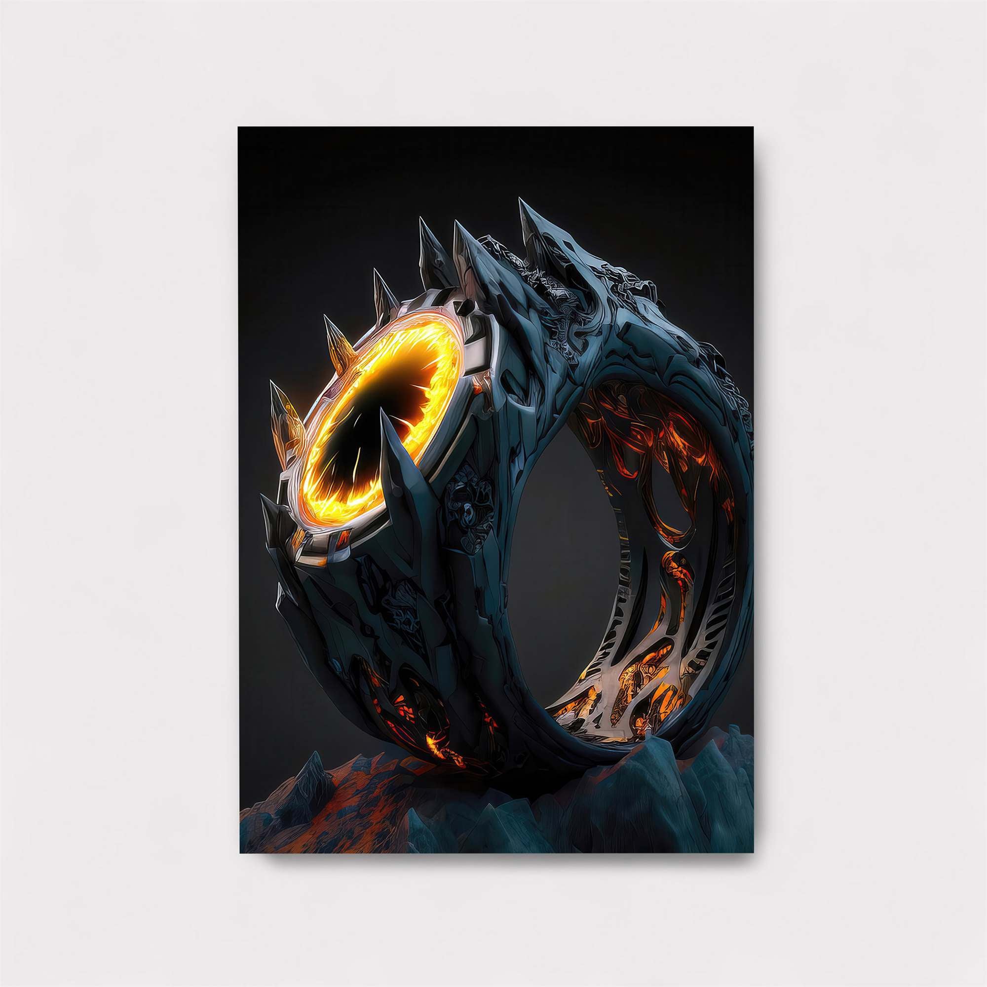 Doomfire Ring Safe Wall Magnetic / M