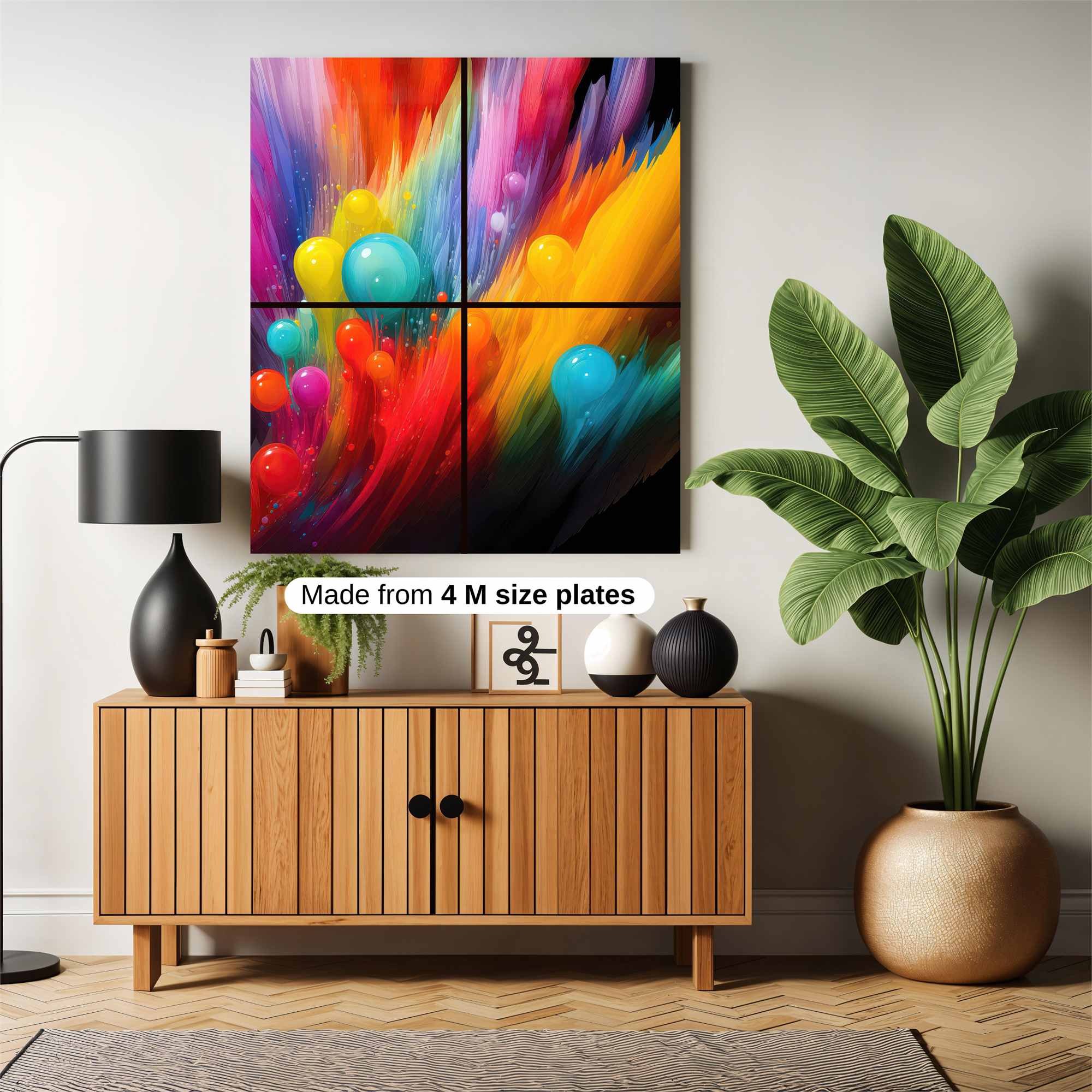 Color Explosion Safe Wall Magnetic / M