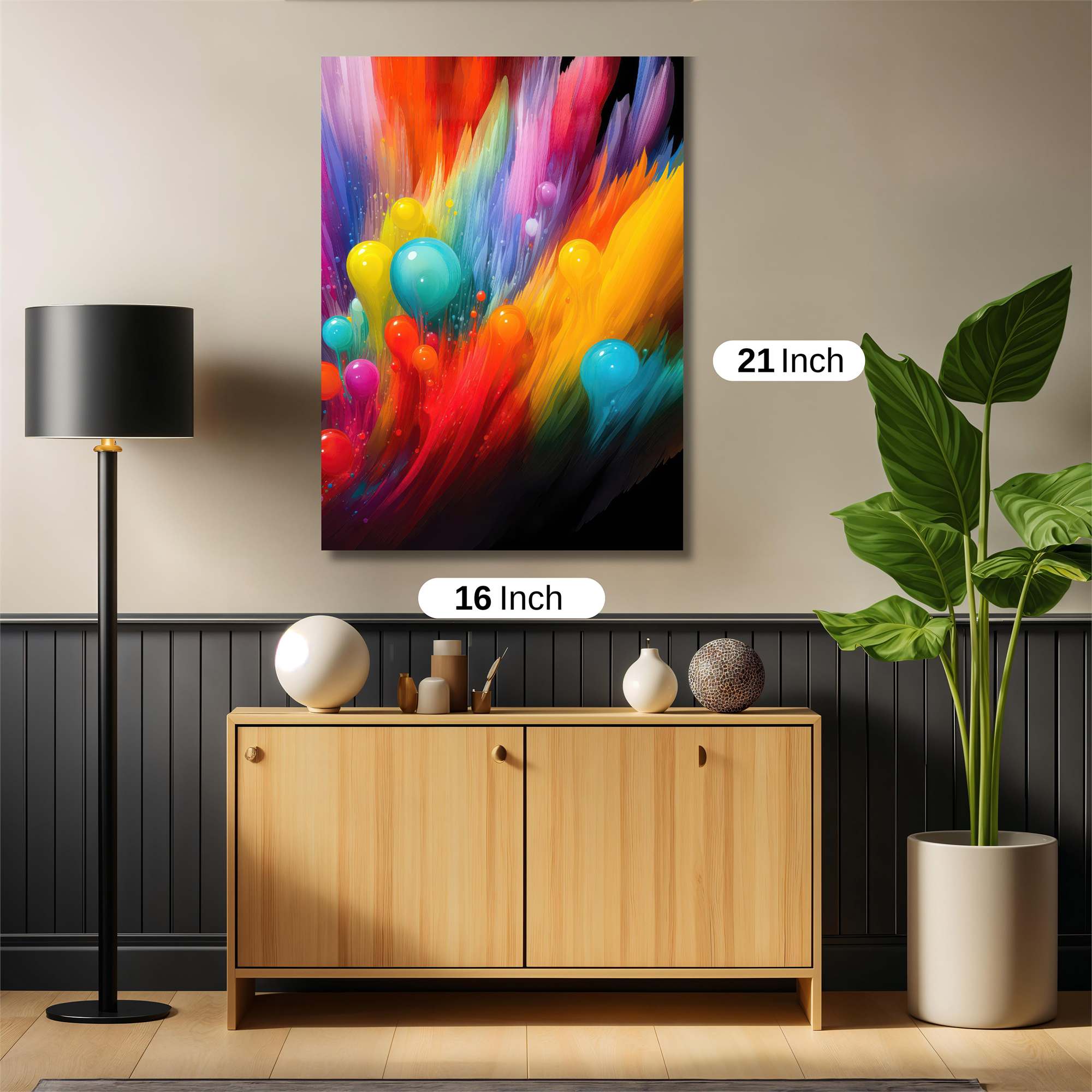 Color Explosion Safe Wall Magnetic / M