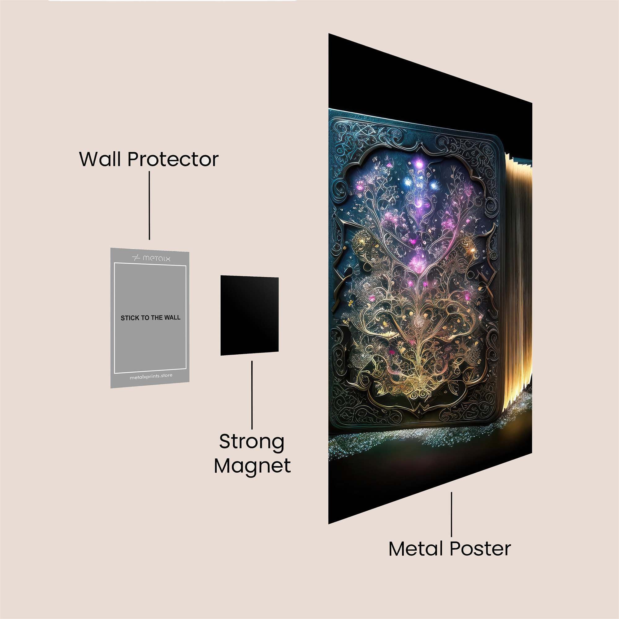 Mystic Glow Safe Wall Magnetic / M