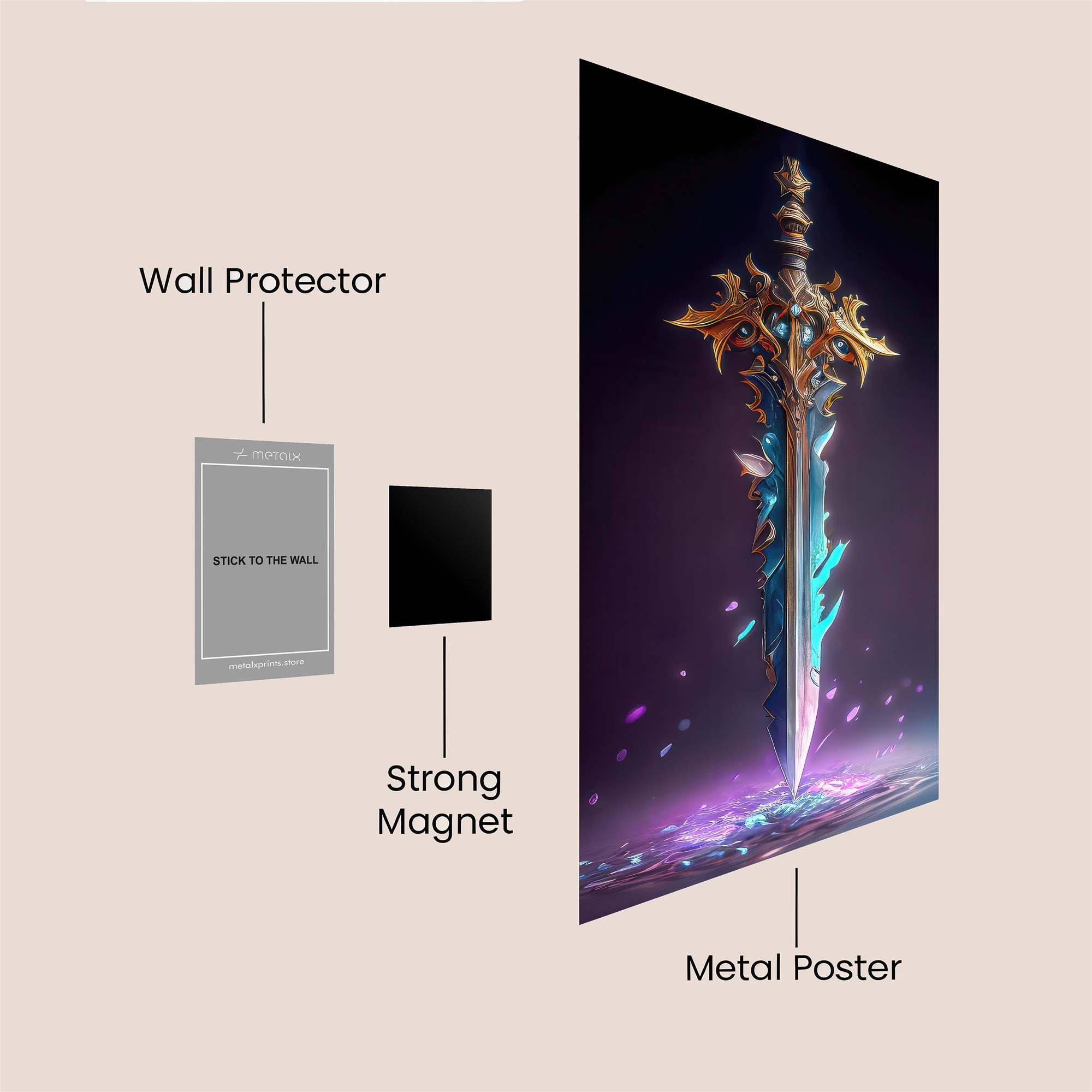 Frostbane Enigma Safe Wall Magnetic / M