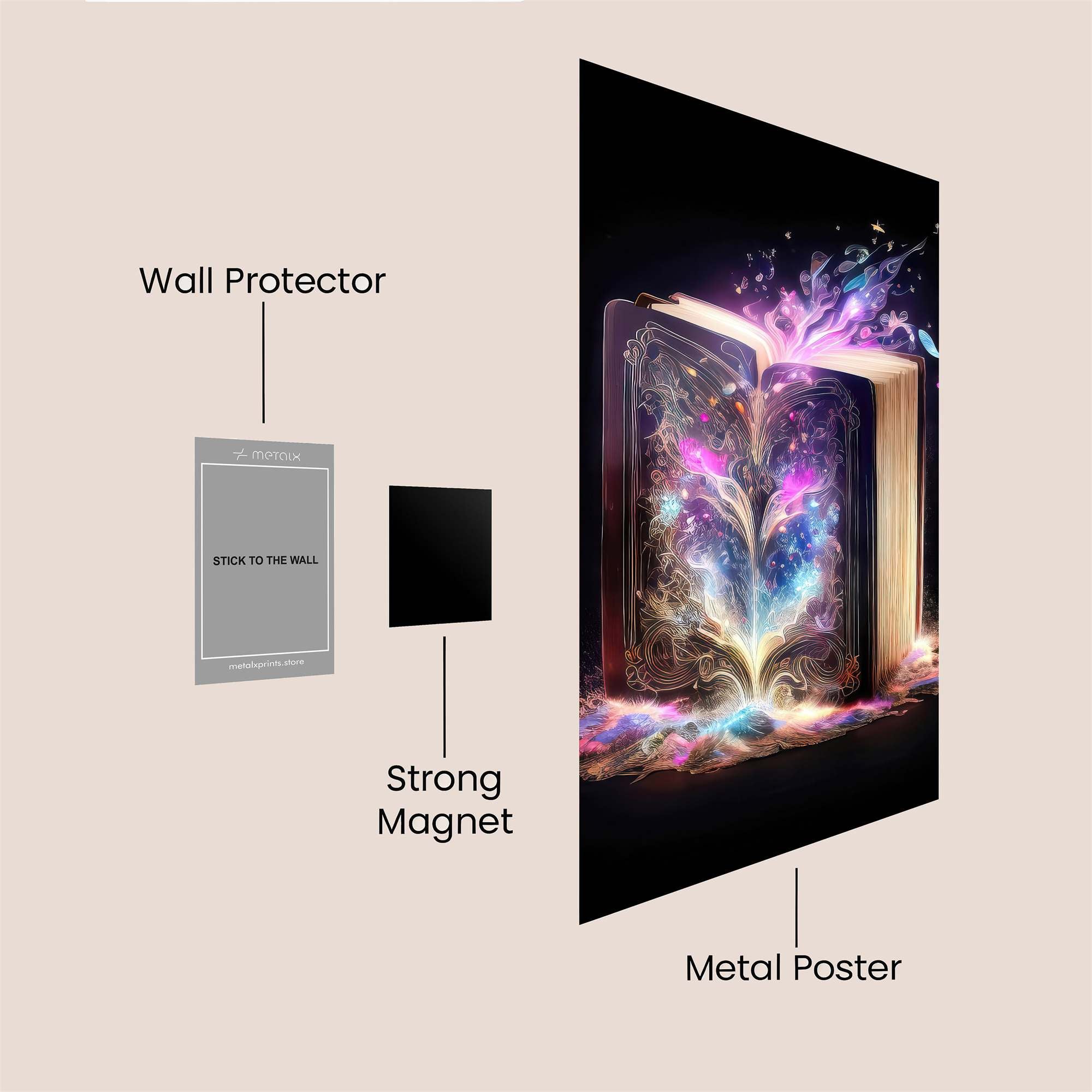 Magic Unfolds Safe Wall Magnetic / M