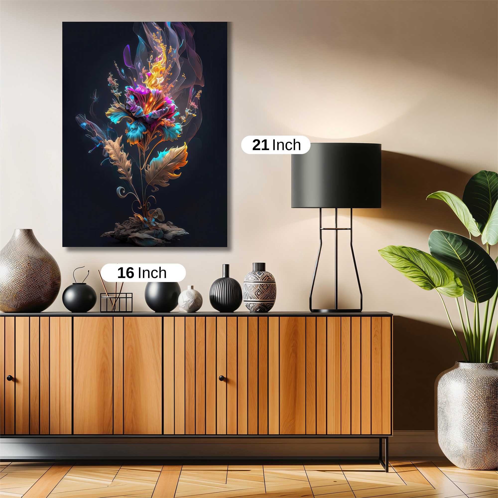 Flame Bloom Safe Wall Magnetic / M