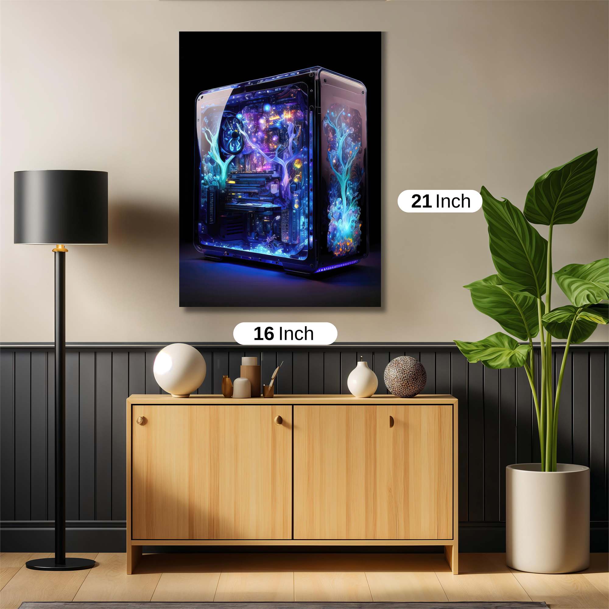 Neon Forest Safe Wall Magnetic / M
