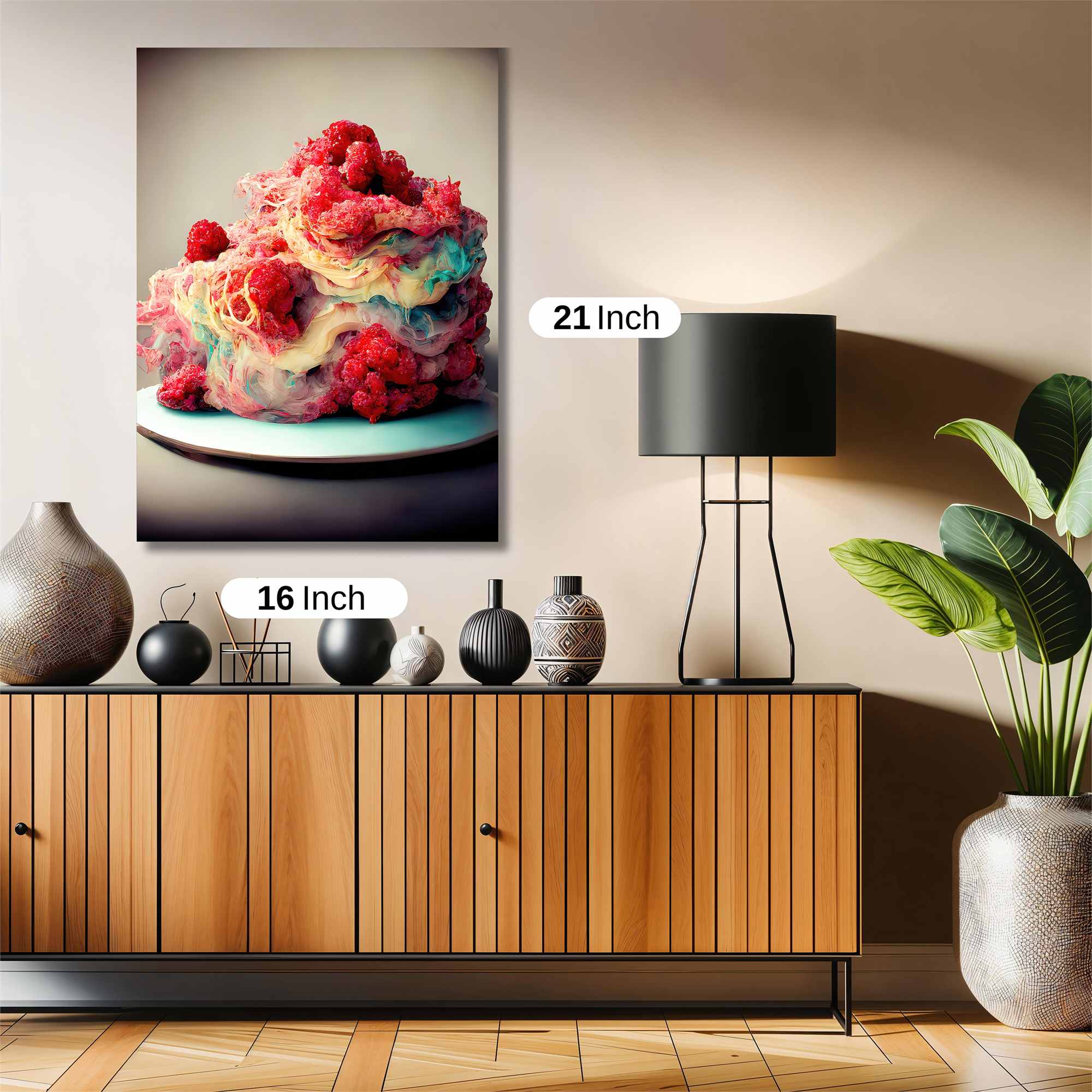 Raspberry Whimsy Safe Wall Magnetic / M