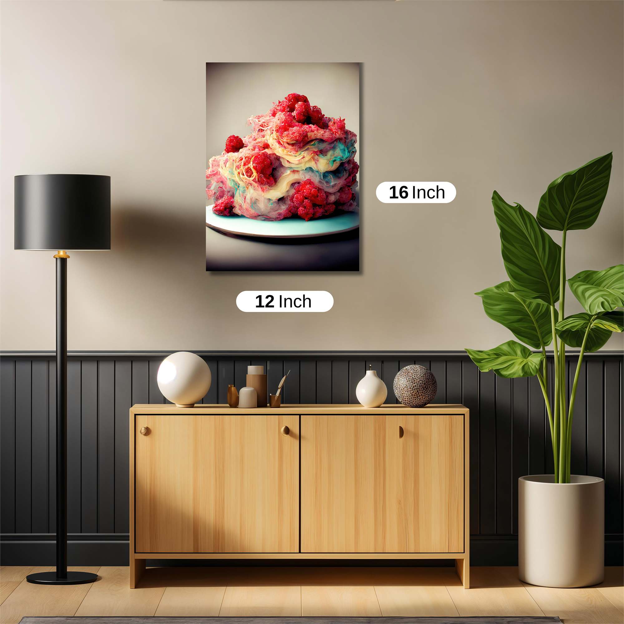 Raspberry Whimsy Safe Wall Magnetic / M
