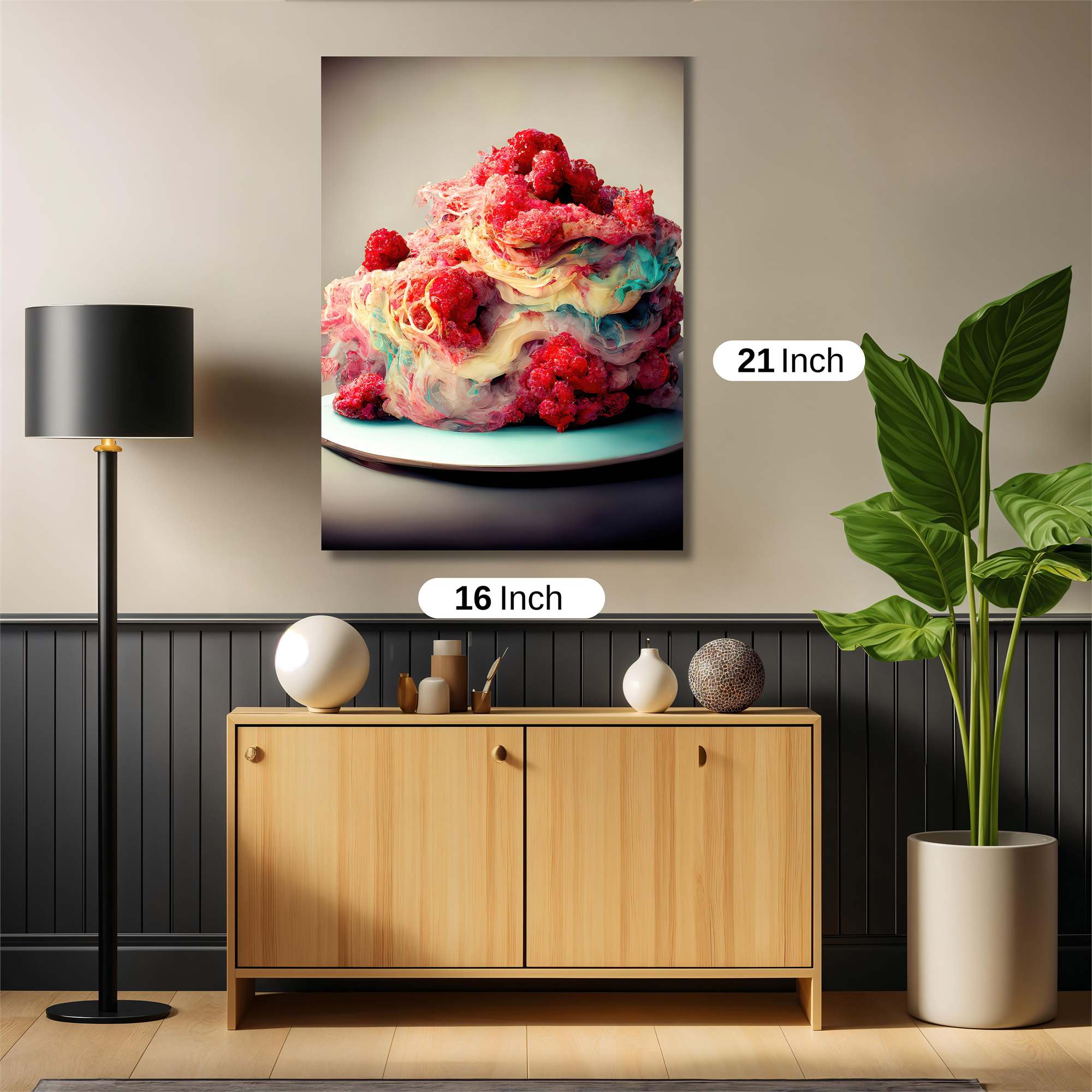 Raspberry Whimsy Safe Wall Magnetic / M