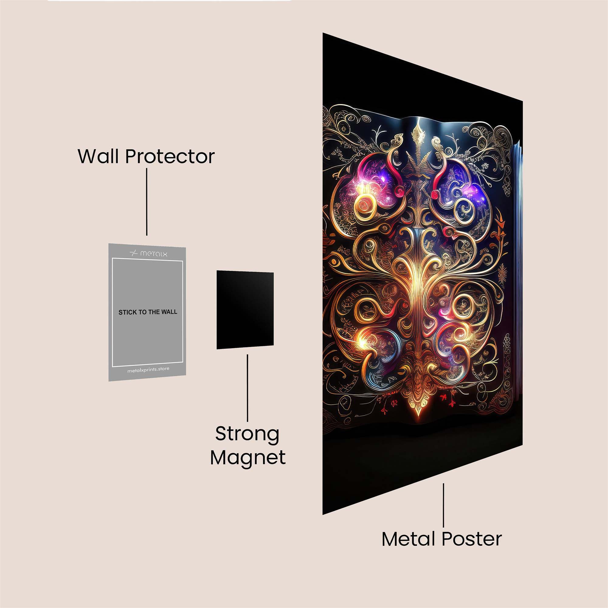Mystic Radiance Safe Wall Magnetic / M
