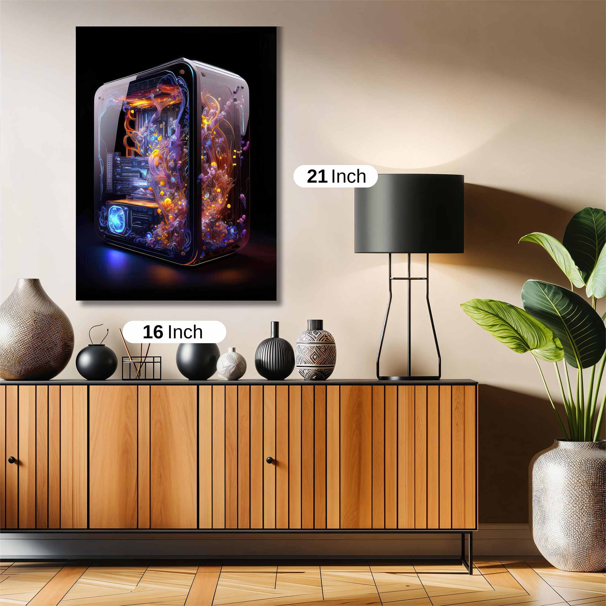 Cyber Bloom Safe Wall Magnetic / M