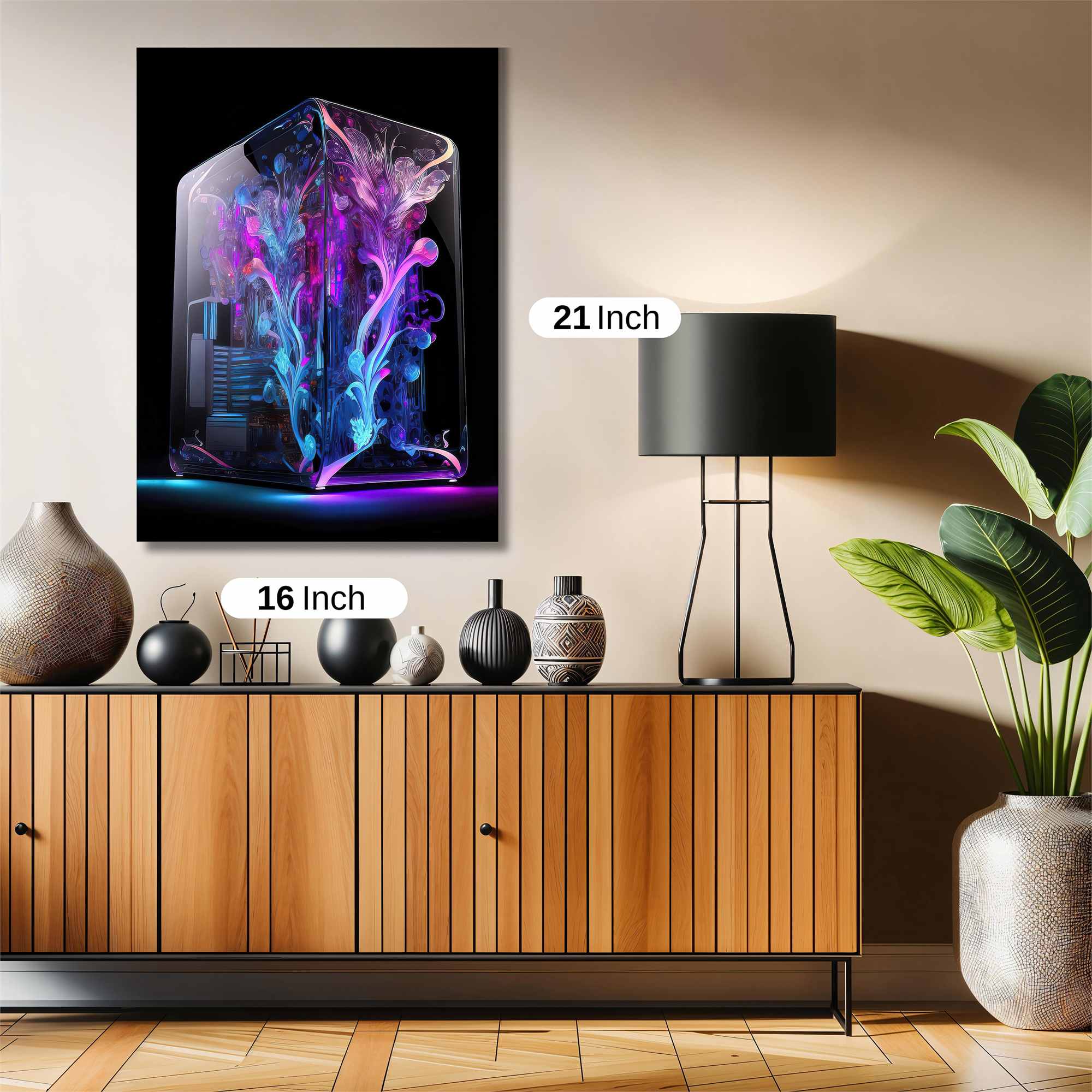 Neon Bloom Safe Wall Magnetic / M