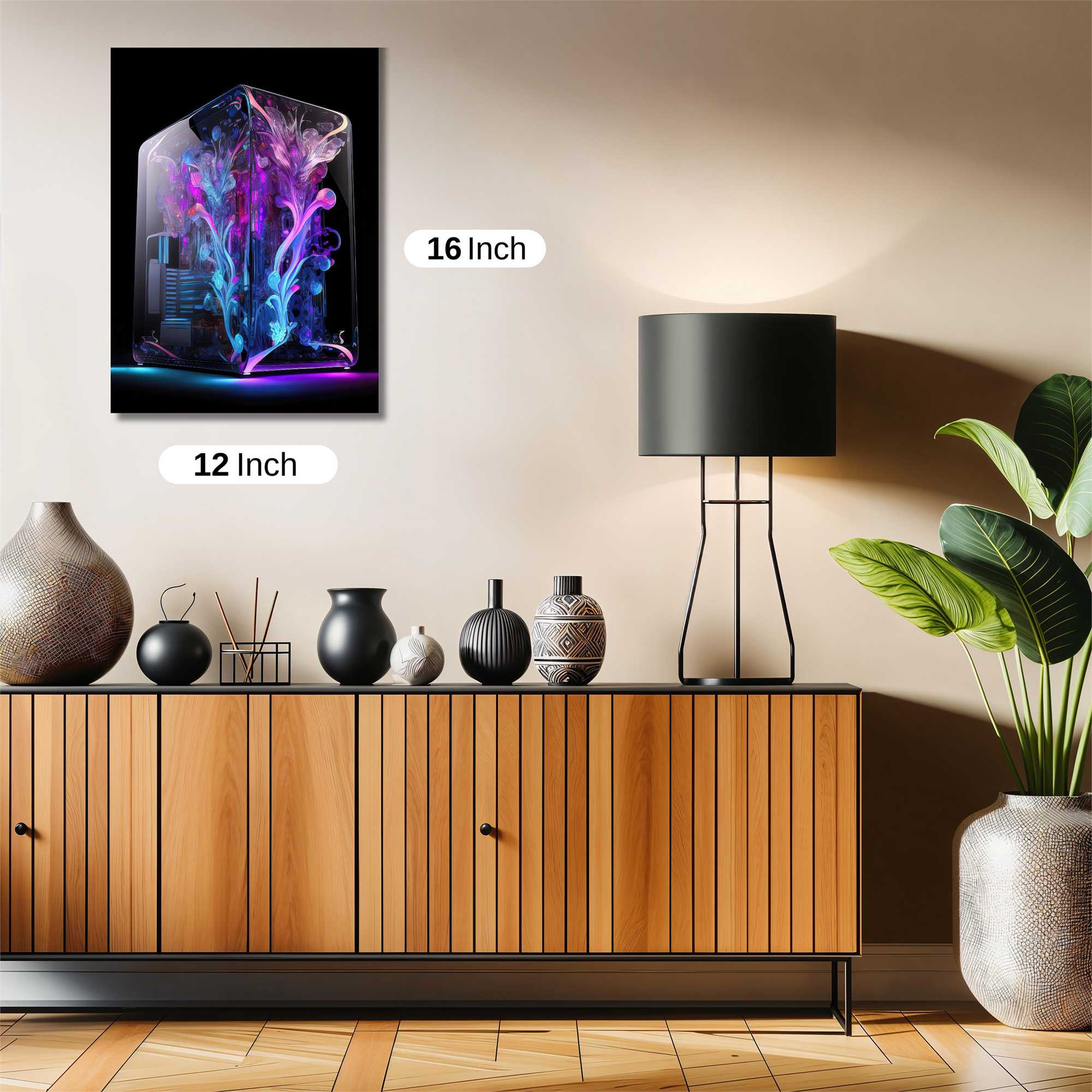 Neon Bloom Safe Wall Magnetic / M
