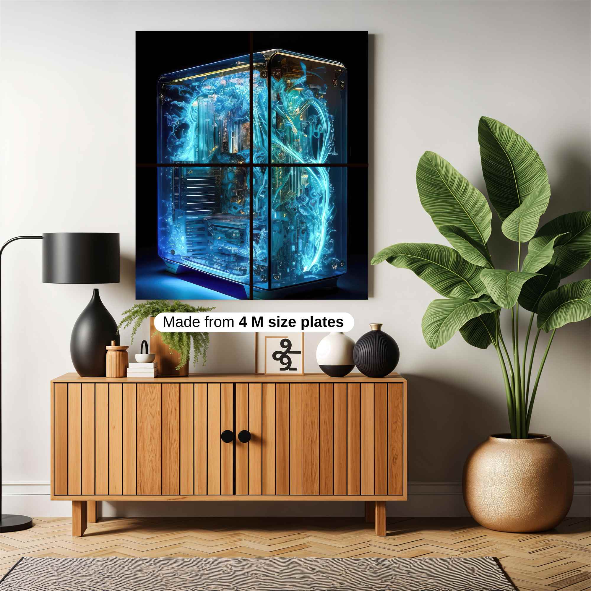 Cyber Glow Safe Wall Magnetic / M