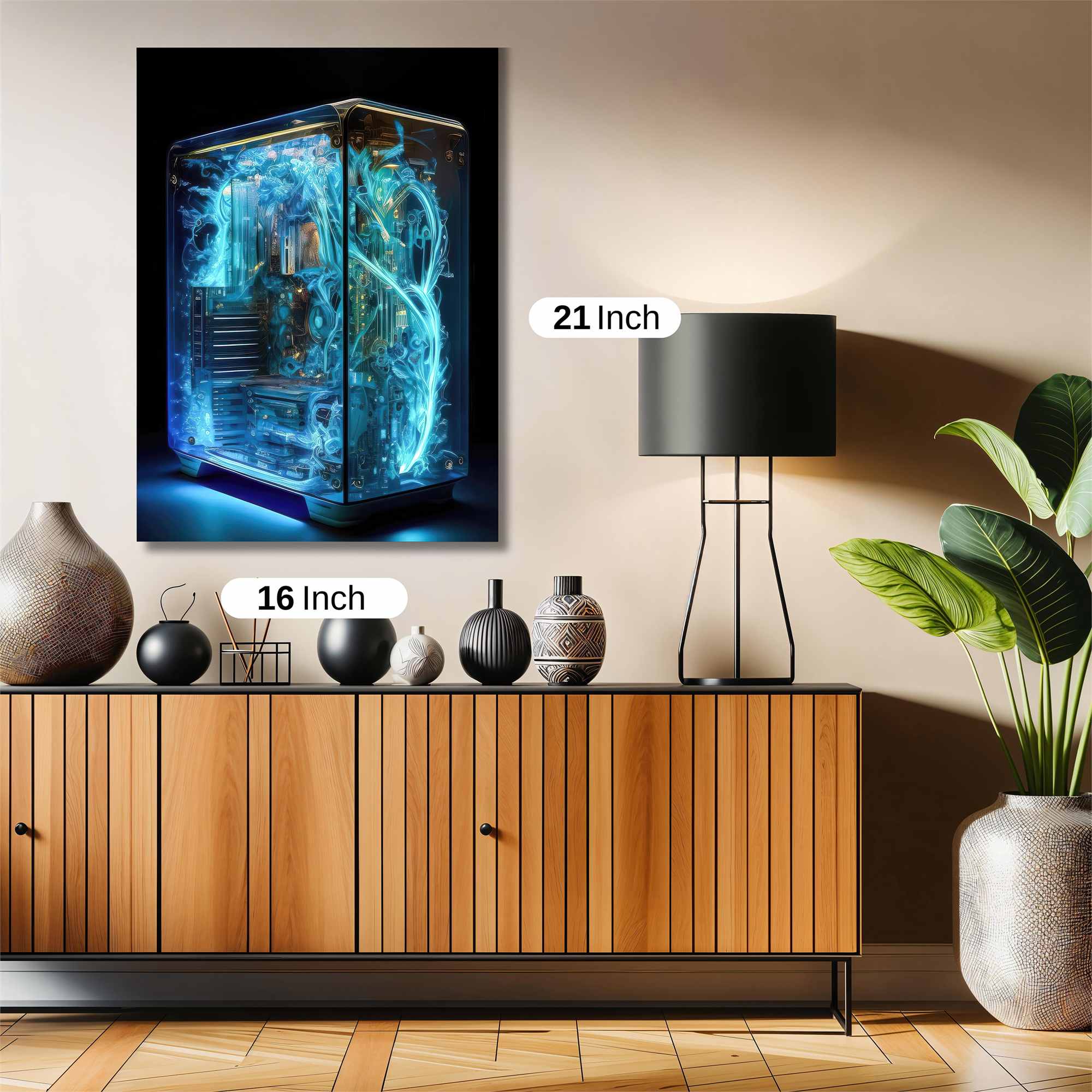 Cyber Glow Safe Wall Magnetic / M