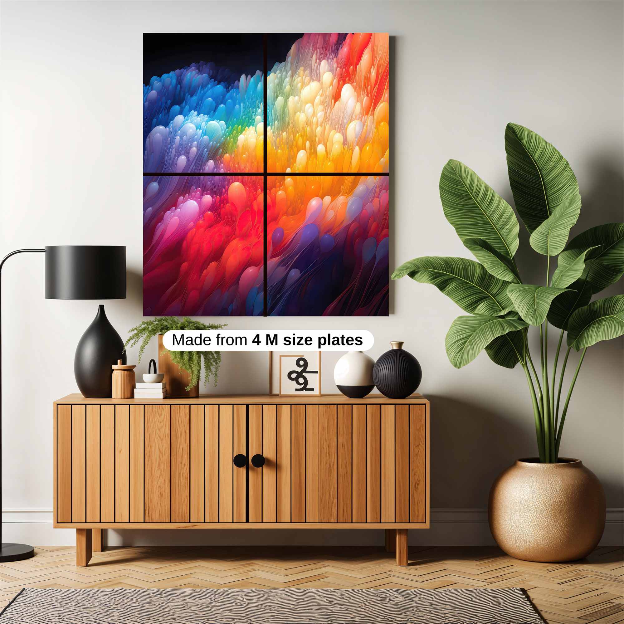 Colorful Whimsy Safe Wall Magnetic / M