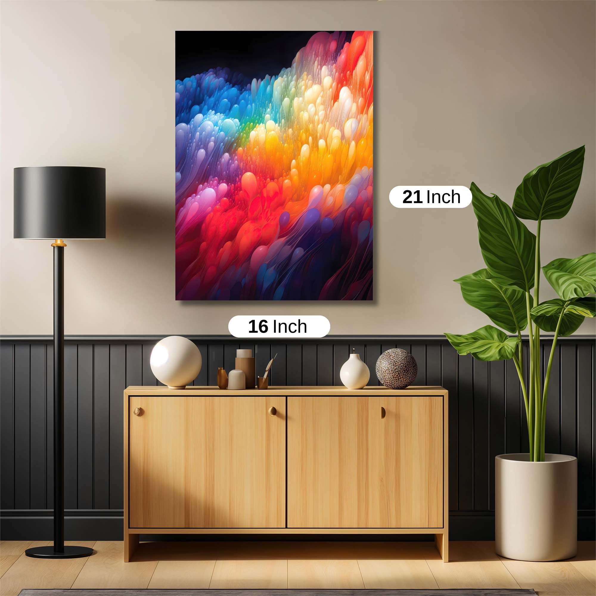 Colorful Whimsy Safe Wall Magnetic / M