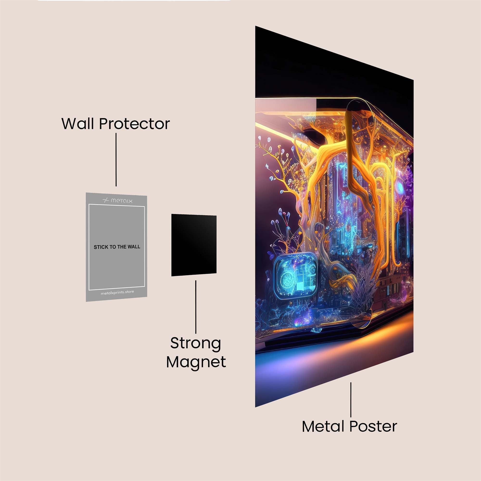 TechEcosystem Safe Wall Magnetic / M