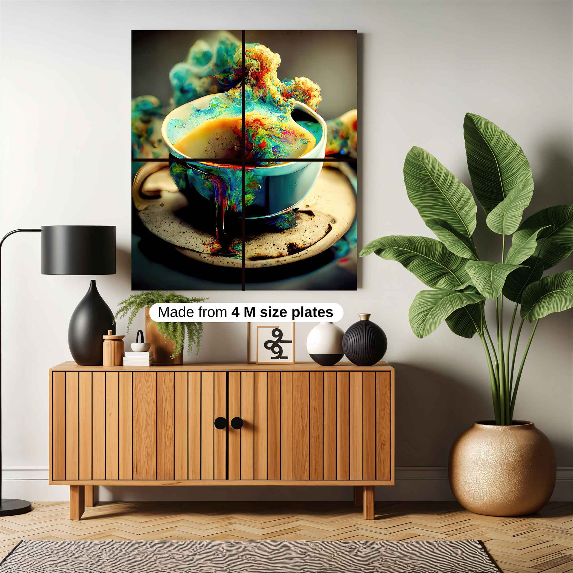 Colorful Chaos Safe Wall Magnetic / M