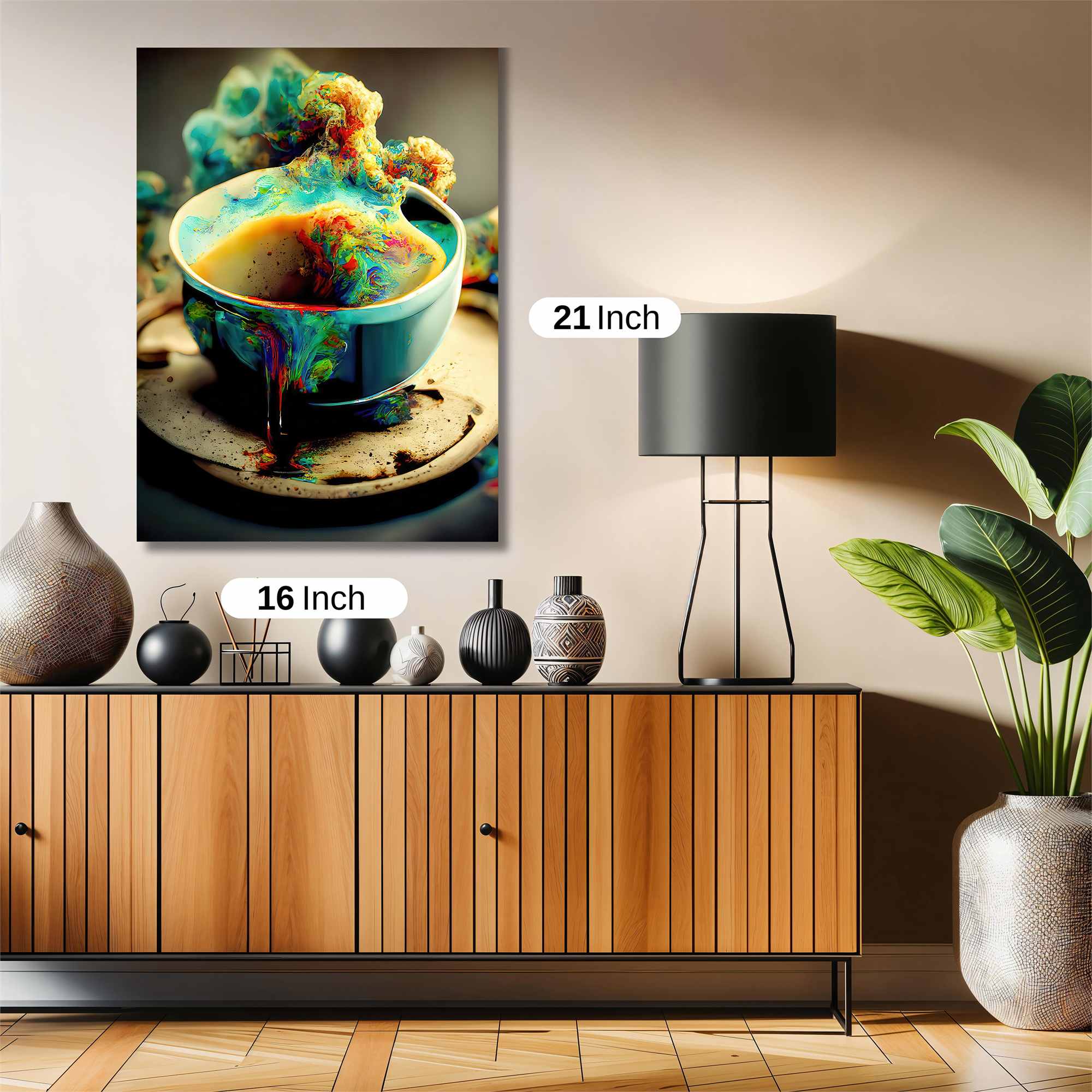 Colorful Chaos Safe Wall Magnetic / M