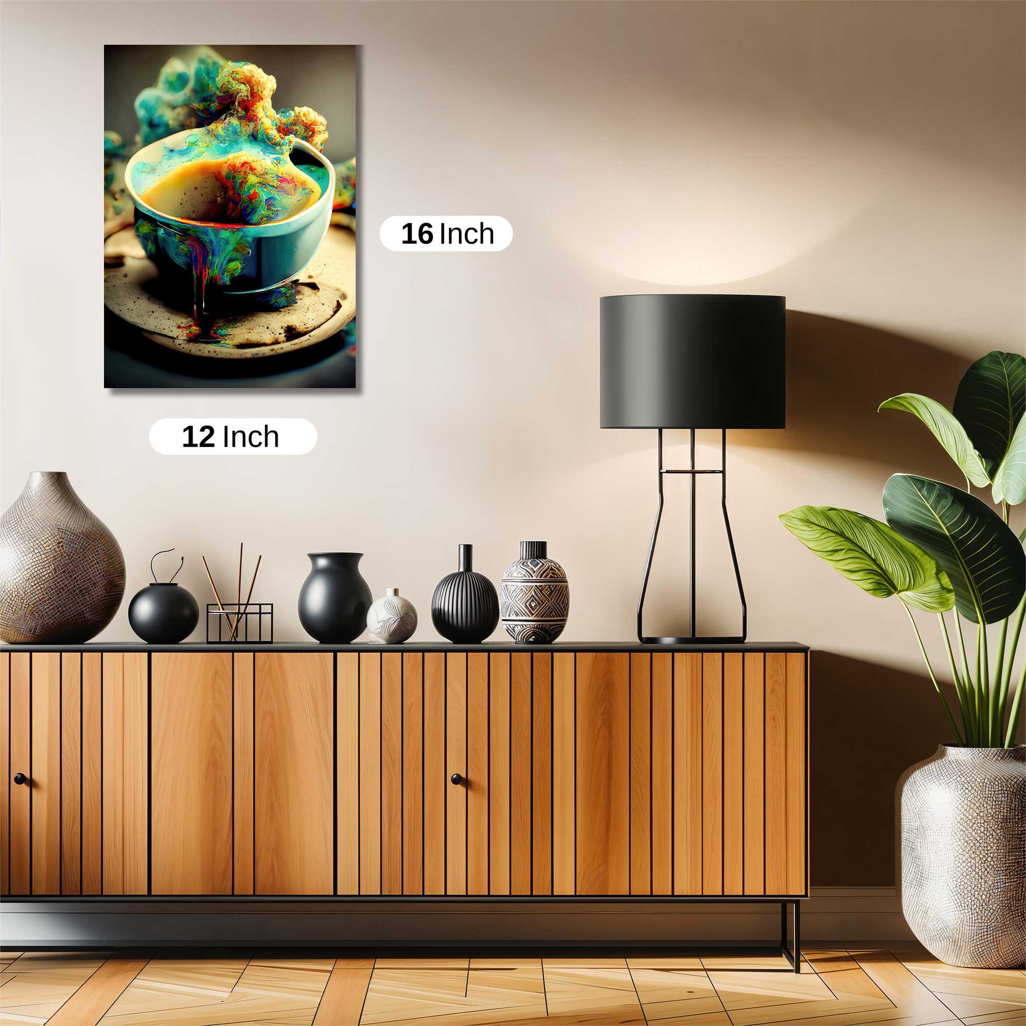 Colorful Chaos Safe Wall Magnetic / M