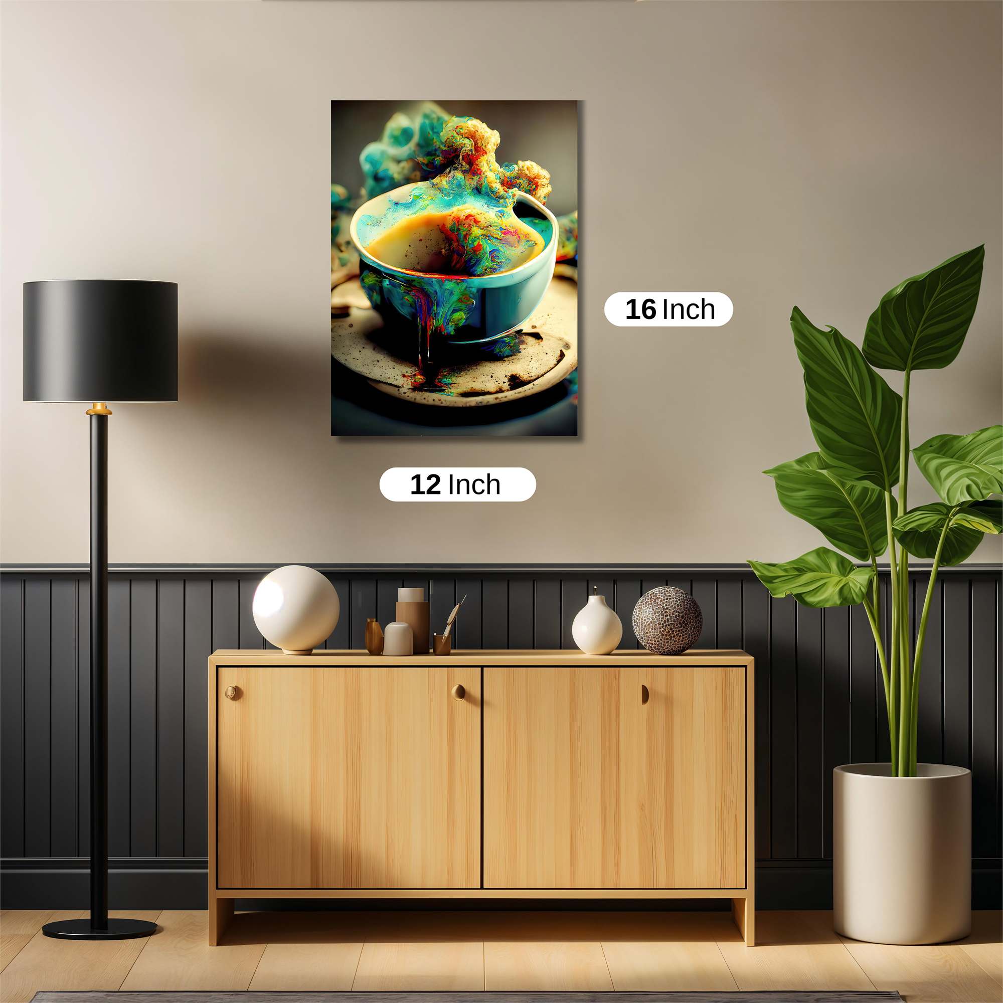 Colorful Chaos Safe Wall Magnetic / M