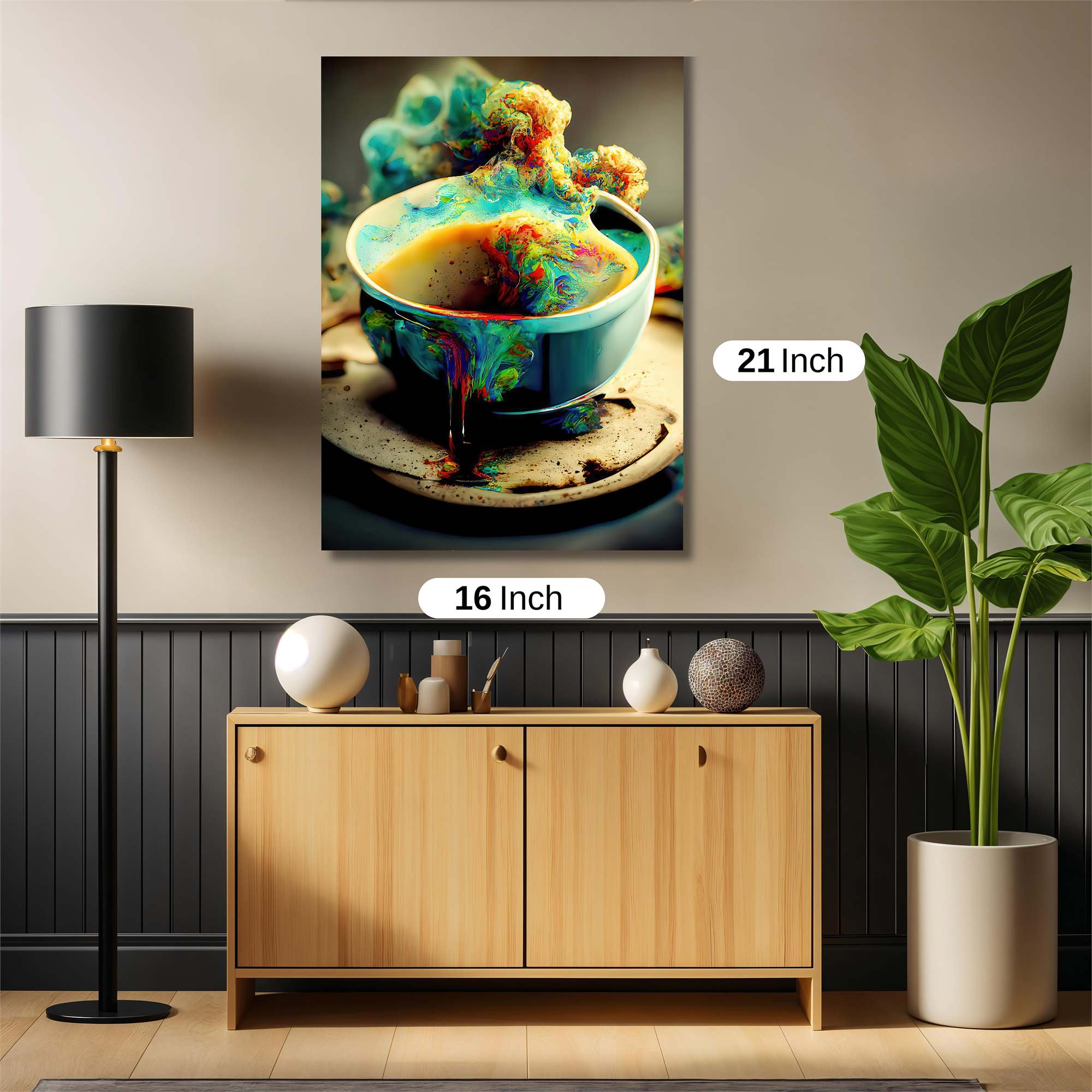 Colorful Chaos Safe Wall Magnetic / M