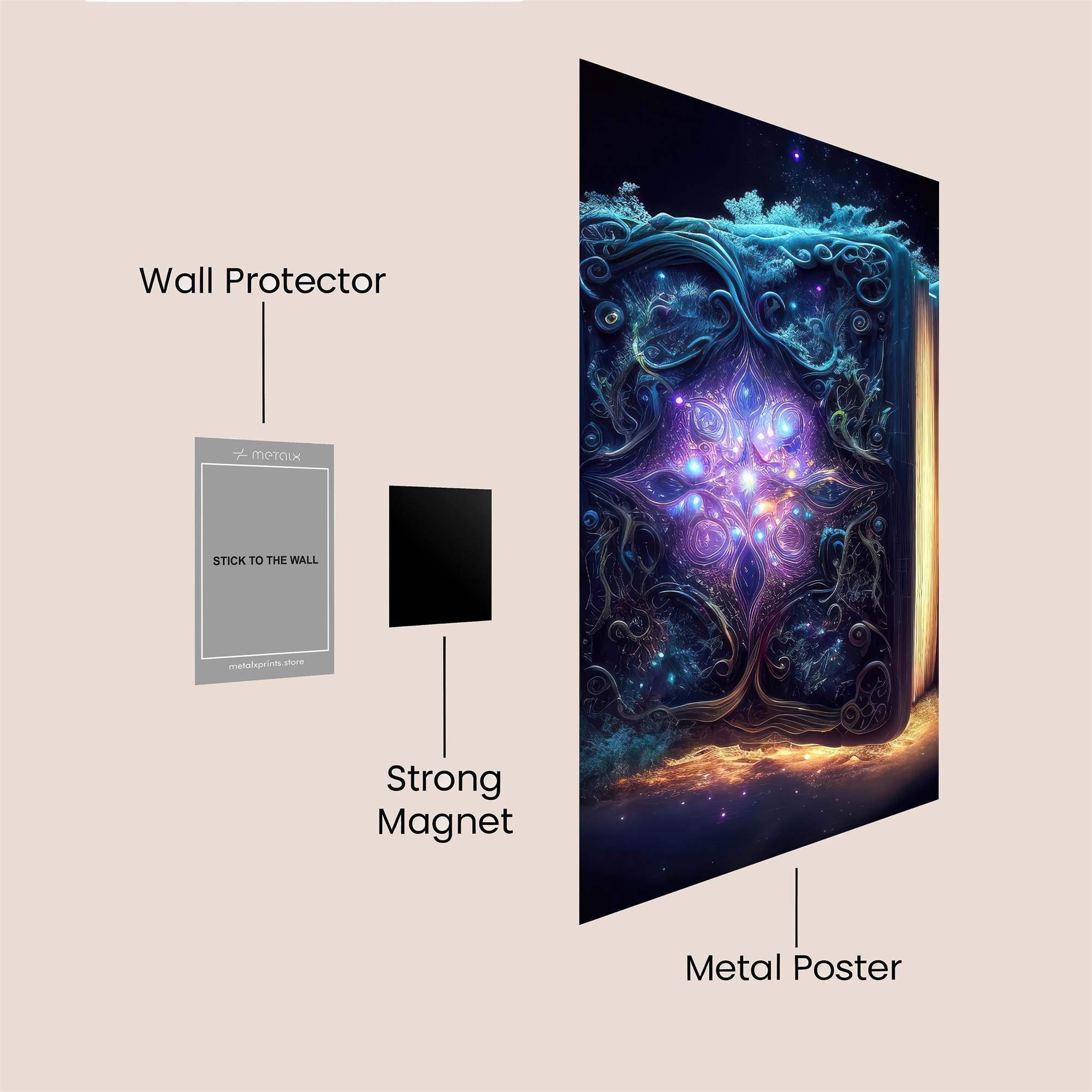 Mystic Whisper Safe Wall Magnetic / M