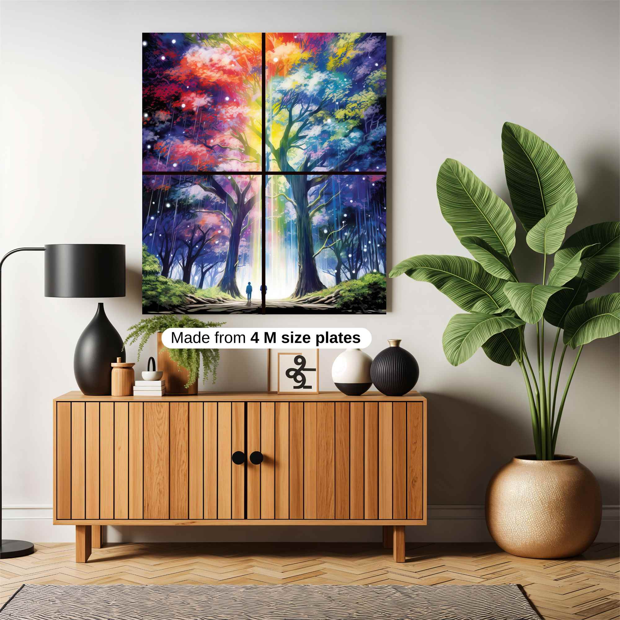 Rainbow Reverie Safe Wall Magnetic / M