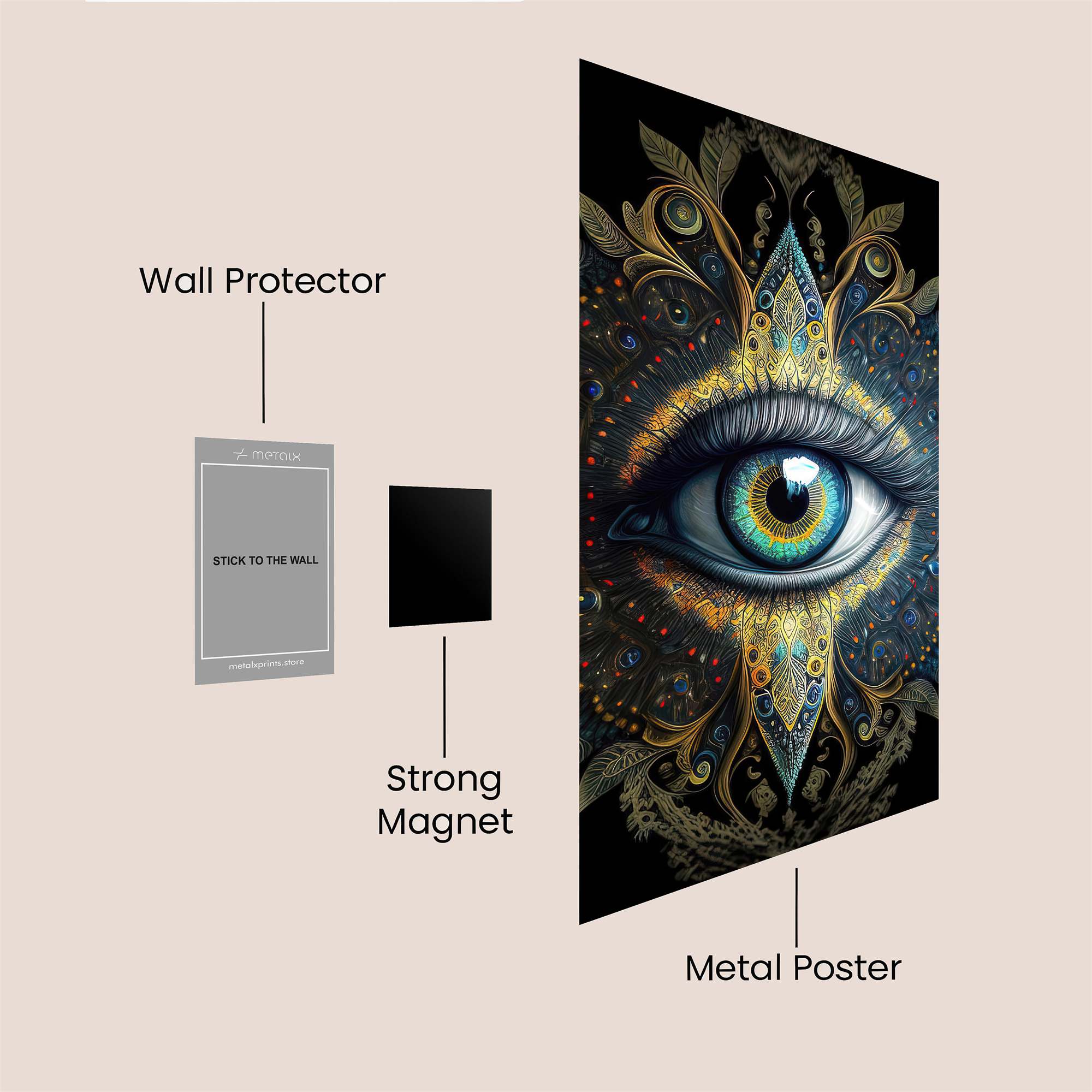 Eye Enigma Safe Wall Magnetic / M
