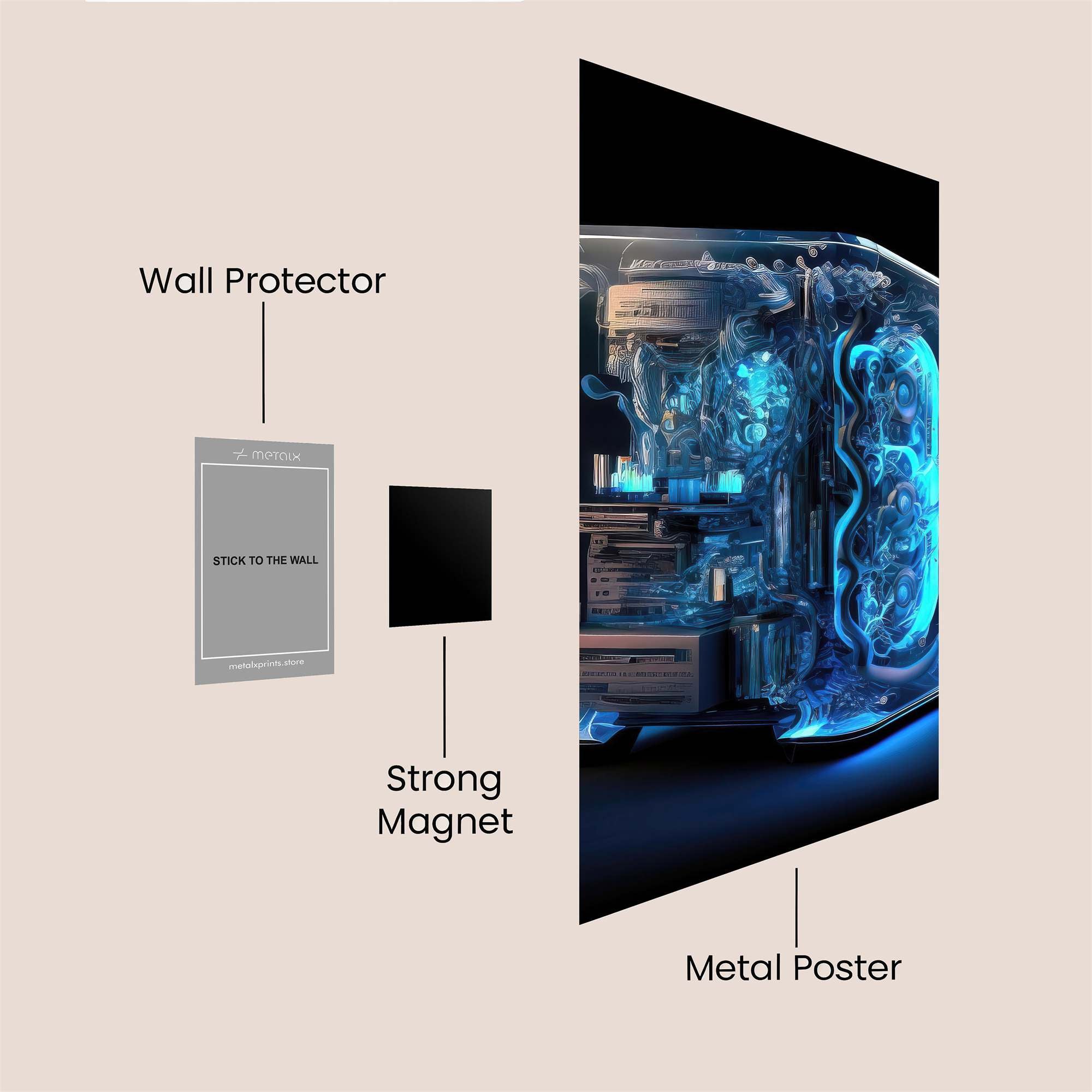 Cyber Dream Safe Wall Magnetic / M