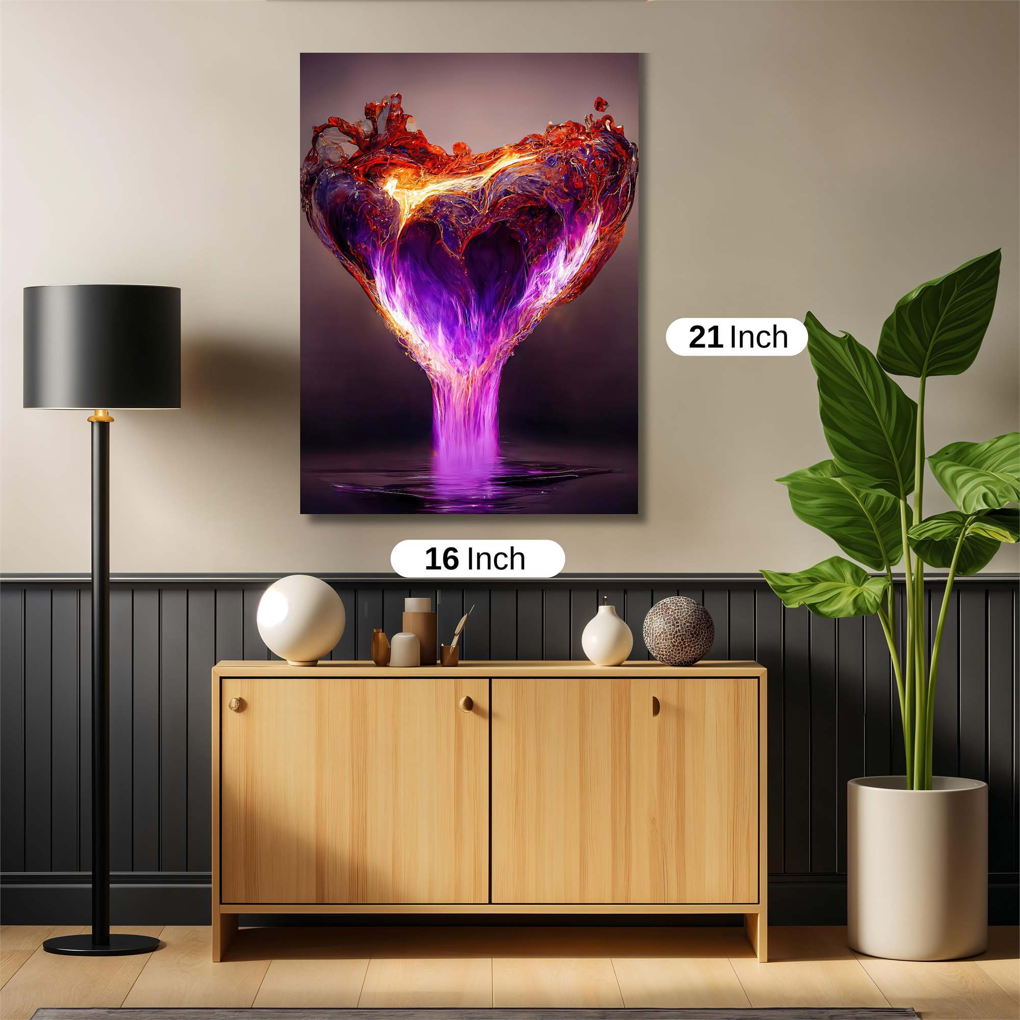 Heart Ignition Safe Wall Magnetic / M