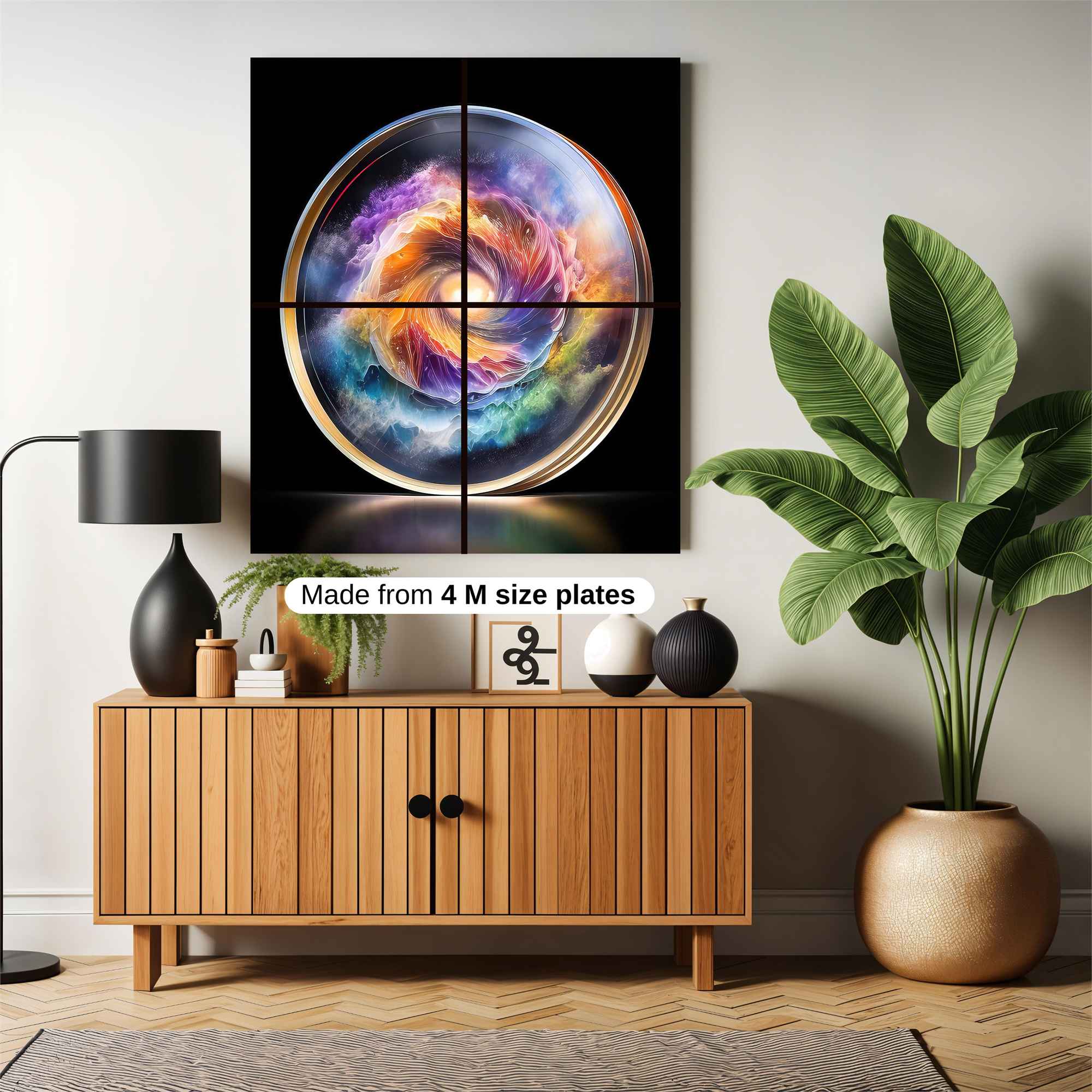 Cosmic Whirl Safe Wall Magnetic / M